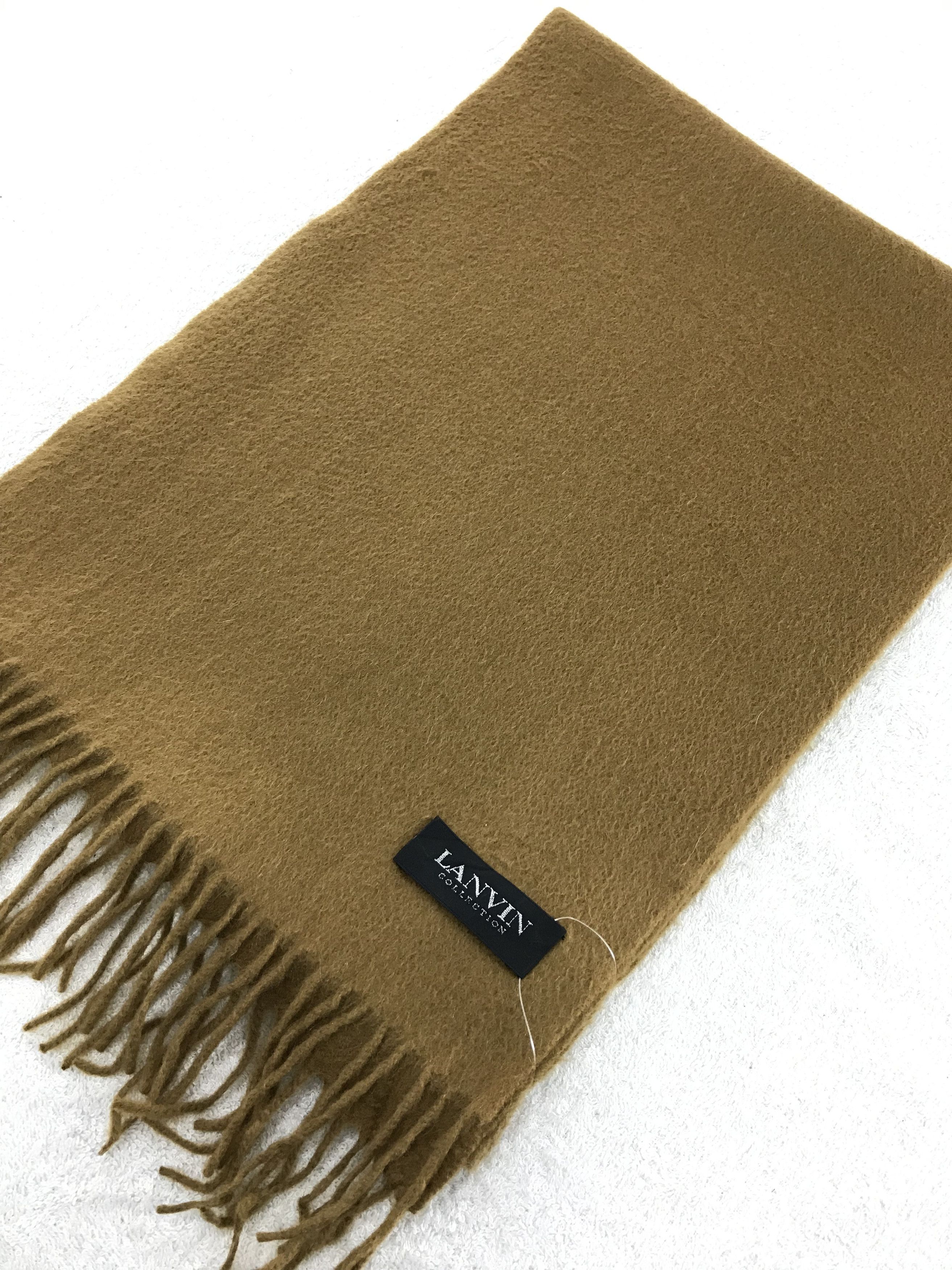 Lanvin × Vintage Lanvin Scarf / Muffler / Neckwear - WW1063 Size ONE SIZE - 3 Thumbnail