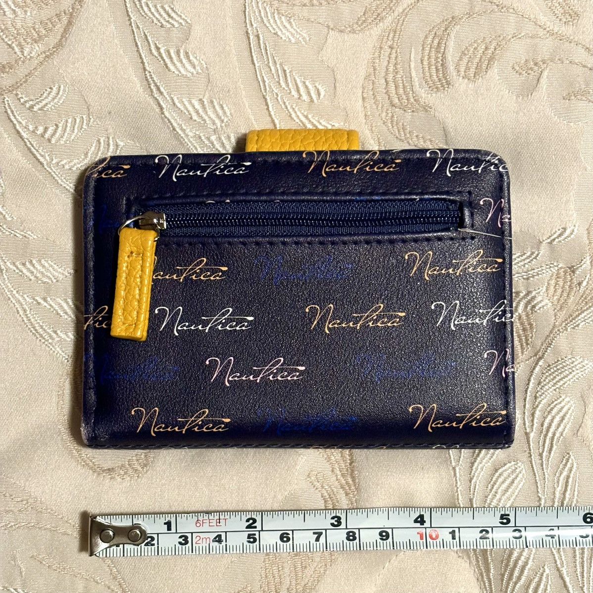 Nautica × Vintage Nautica Snap Button Wallet Leather Billfold Zip RFID Size ONE SIZE - 2 Thumbnail
