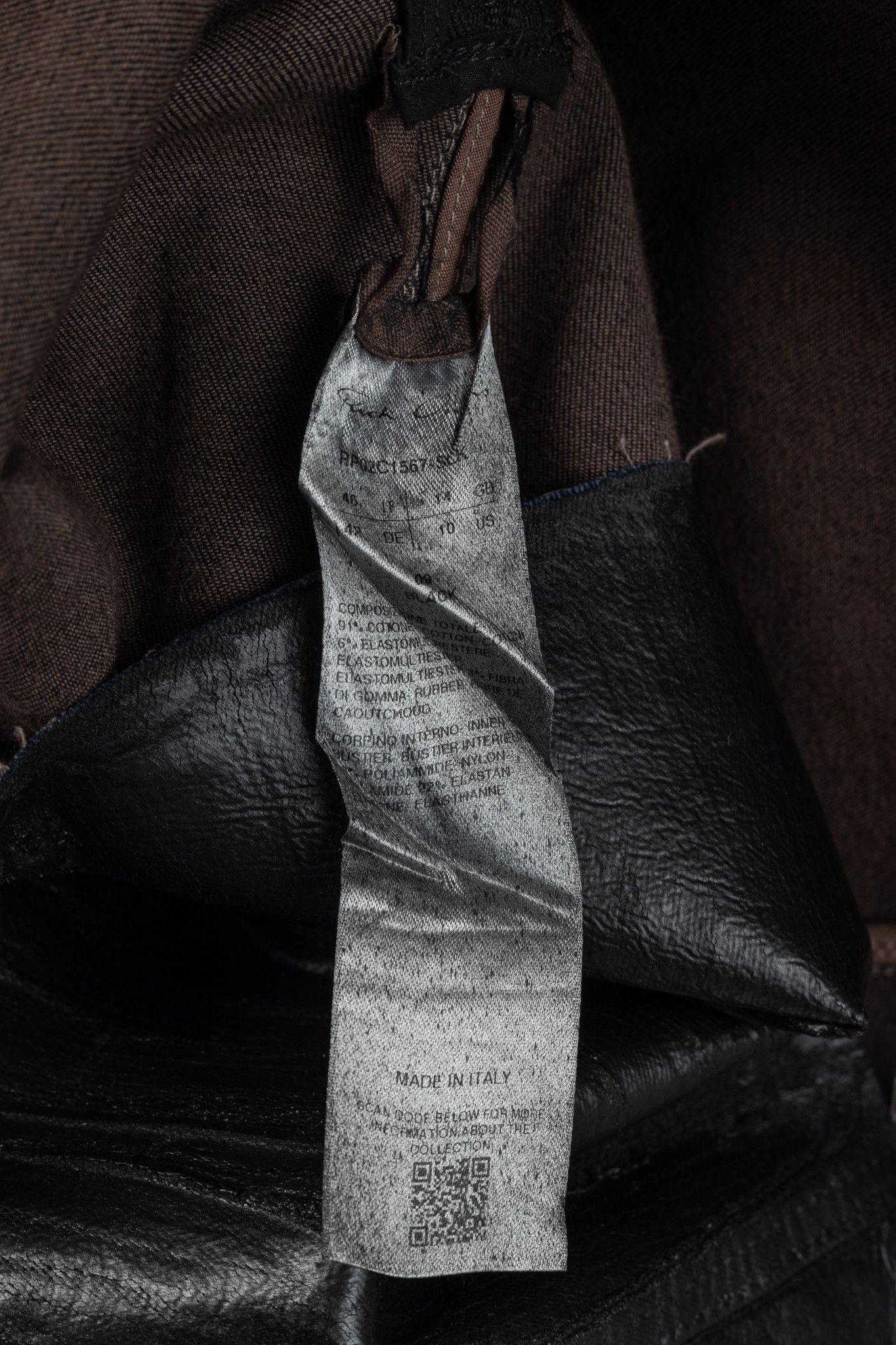 Rick Owens Rick Owens "Luxor" FW/23 Coated Strapless Bustier Mini Dress Size L / US 10 / IT 46 - 10 Thumbnail