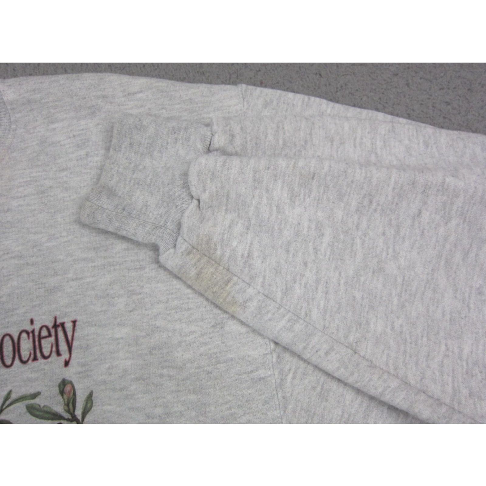 Jerzees VINTAGE Jerzees Sweatshirt Mens S Gray Graphic Print 90s Humane Society Animals Crew Neck Pullover Size US S / EU 44-46 / 1 - 4 Thumbnail