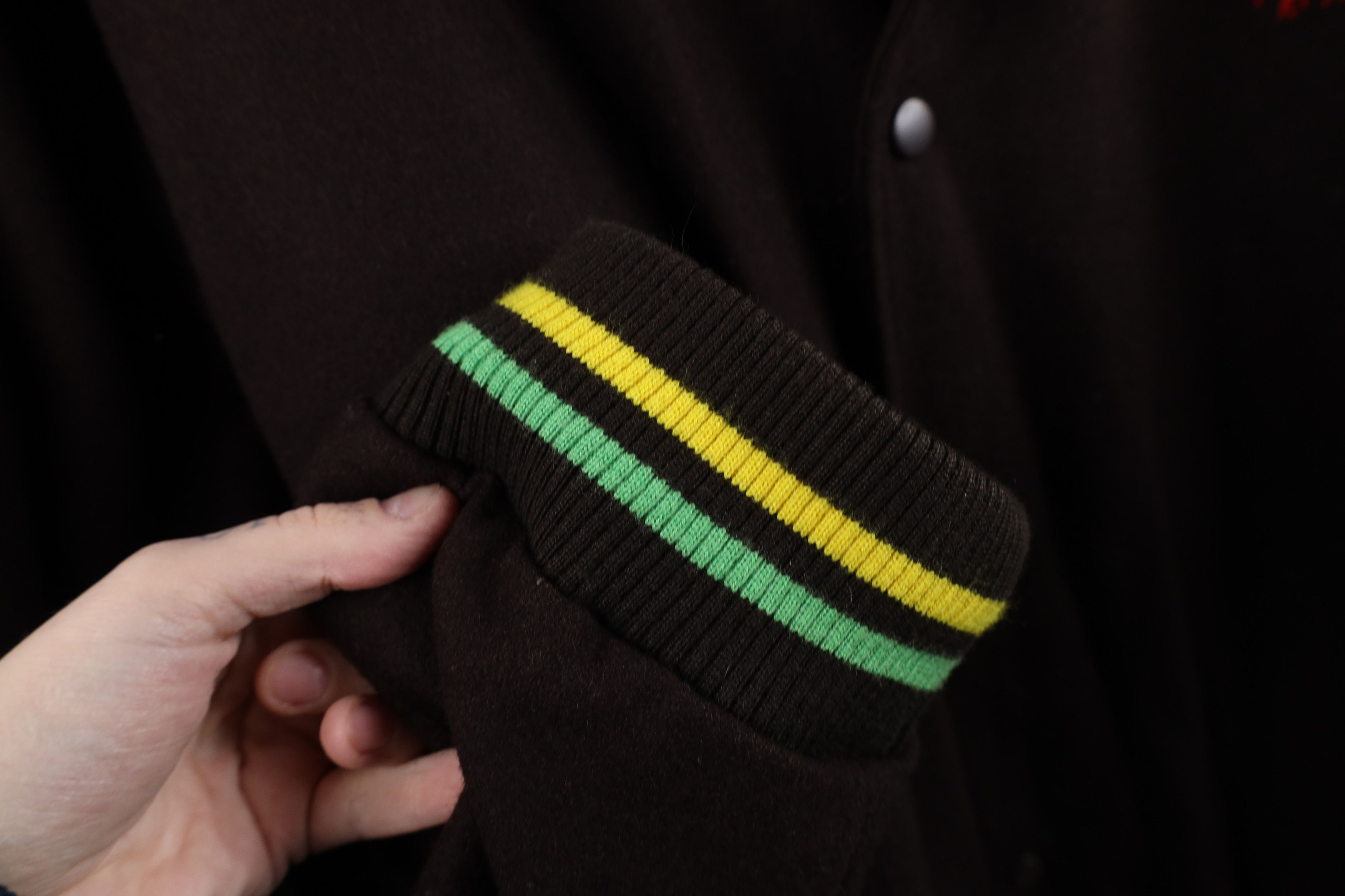 Vintage Vintage 90s Y2K Streetwear Rastafarian Jamaica Jacket Size US XXL / EU 58 / 5 - 7 Thumbnail