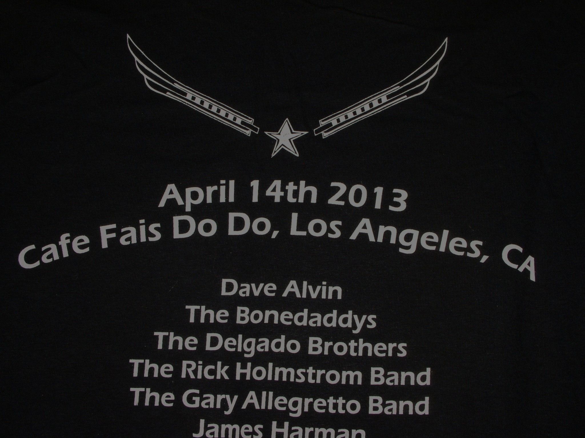 Gildan John Juke Logan Concert Shirt 2013 Benefit Dave Alvin Size US L / EU 52-54 / 3 - 6 Thumbnail