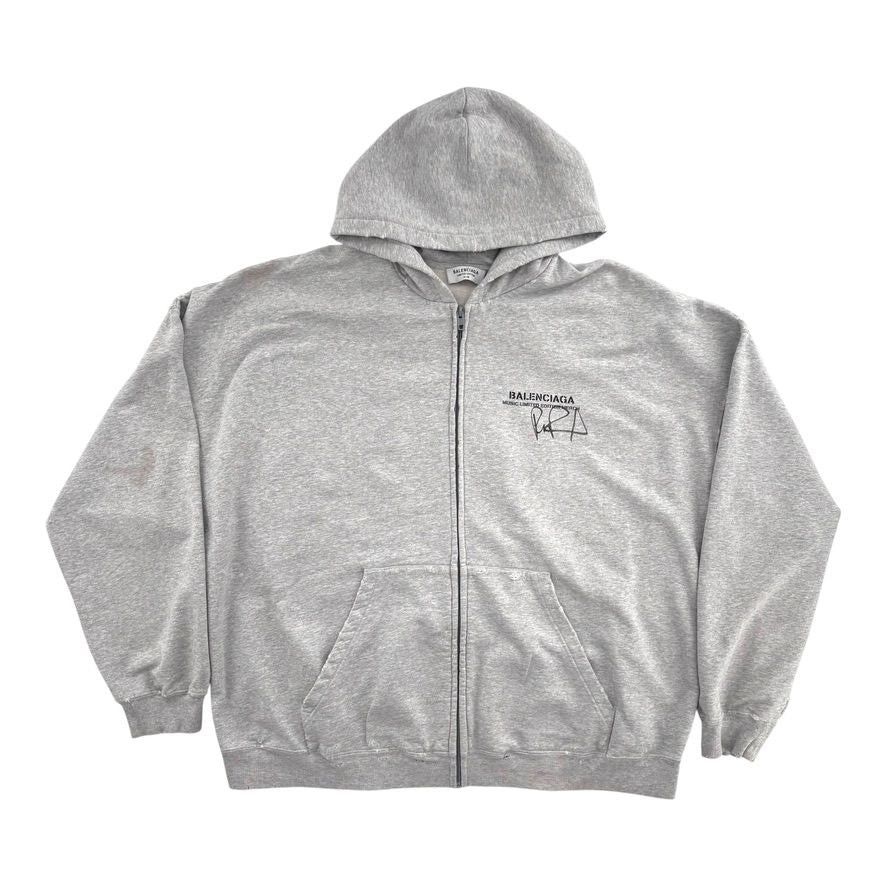Balenciaga Music Zip Up Grey Size US XL / EU 56 / 4 - 1 Thumbnail