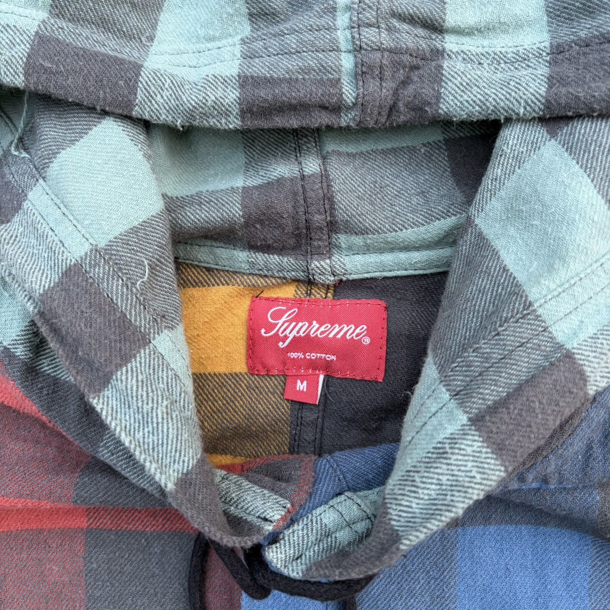 Supreme Supreme 2017 Multi Color Buffalo Hooded Flannel Size Medium Size US M / EU 48-50 / 2 - 7 Thumbnail