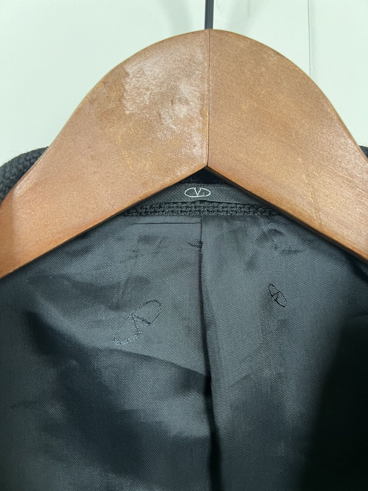 Valentino Woven Black Valentino Blazer Size 42R - 7 Thumbnail