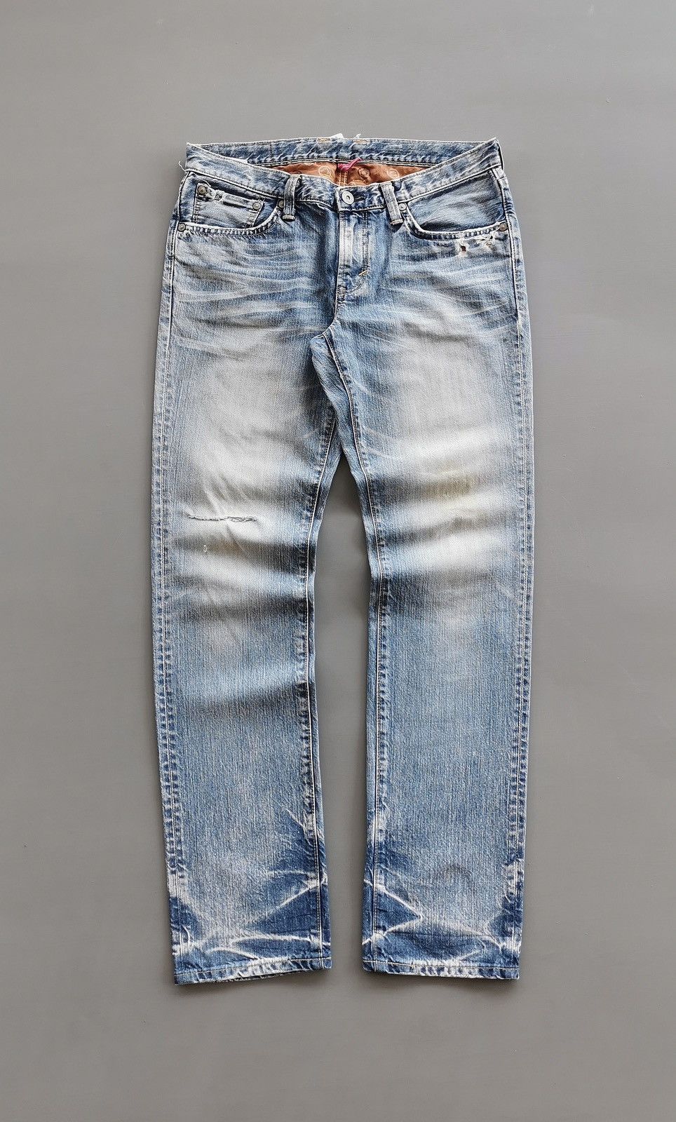 Edwin Vintage Edwin 503 Distressed Women Jeans Size 32" / US 10 / IT 46 - 1 Thumbnail