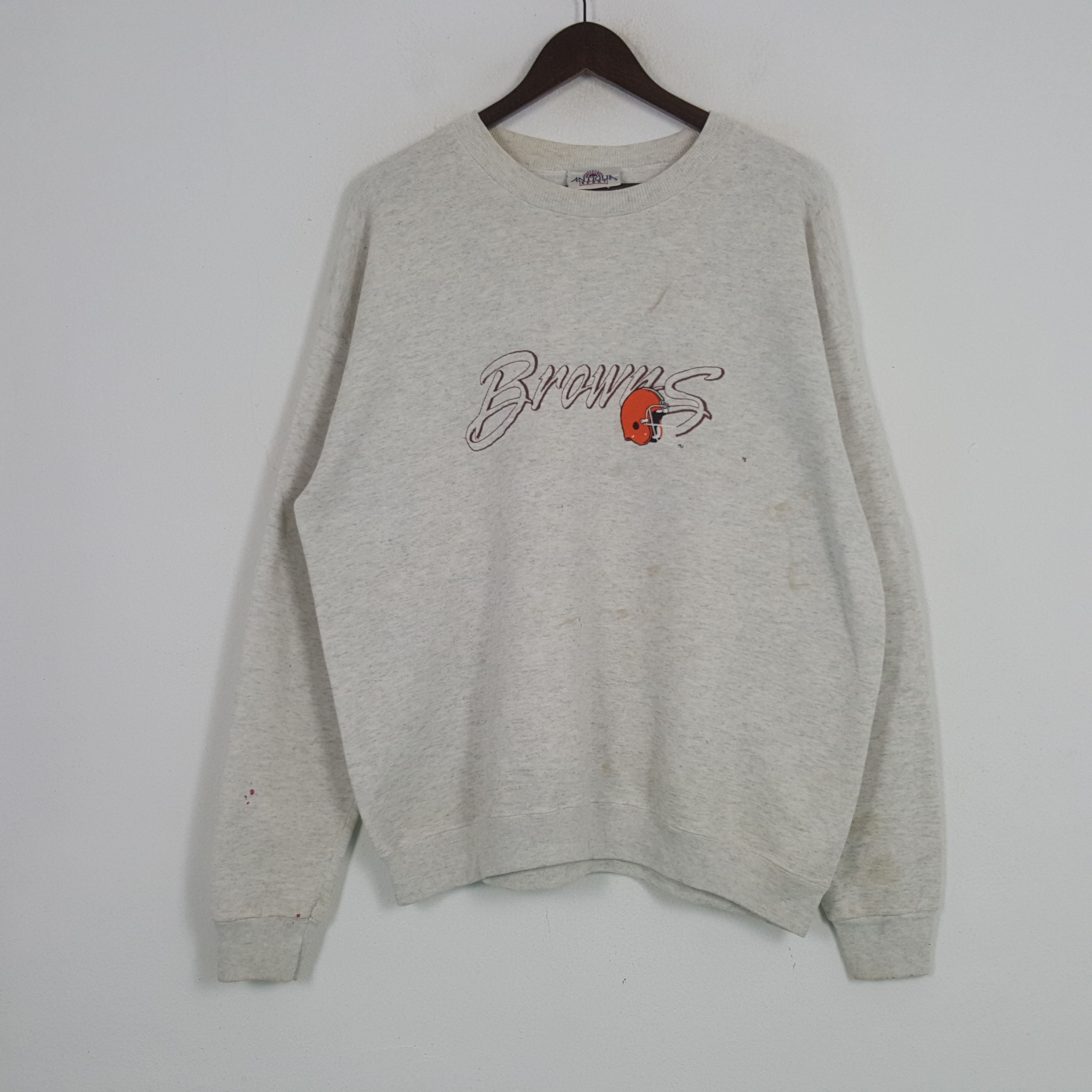 NFL × Vintage Vintage Browns NFL Sweatshirt Size US XL / EU 56 / 4 - 1 Thumbnail