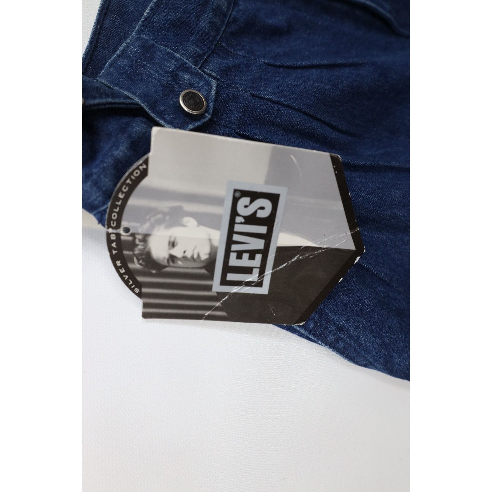 Levi's Deadstock Vintage 90s Levis SilverTab Hollywood Buckle Jeans Size US 29 - 8 Thumbnail