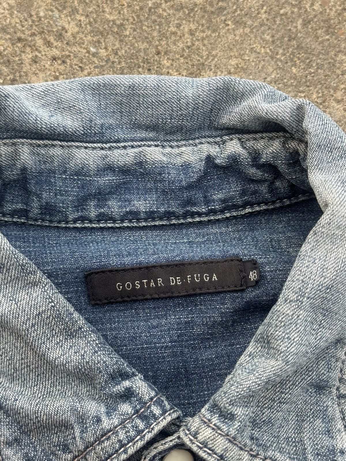Tornado Mart FUGA Denim Distressed Button Size US M / EU 48-50 / 2 - 6 Thumbnail