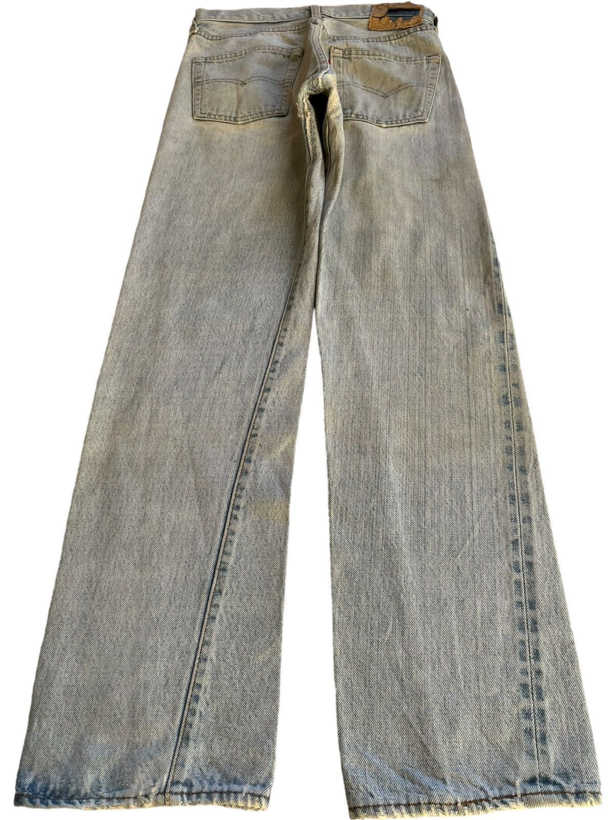 Levi's Vintage 70s Levis 501 Selvedge Bartacks Jeans Button 524 Size US 26 / EU 42 - 3 Thumbnail