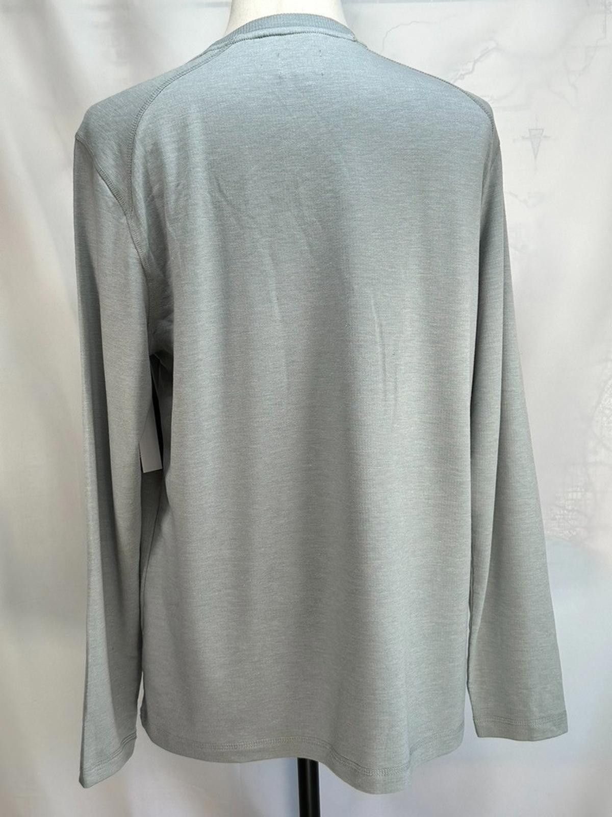 Bass Bass Outdoor Quarry Gray Pocketed Long Sleeve T-Shirt L Size US L / EU 52-54 / 3 - 2 Thumbnail