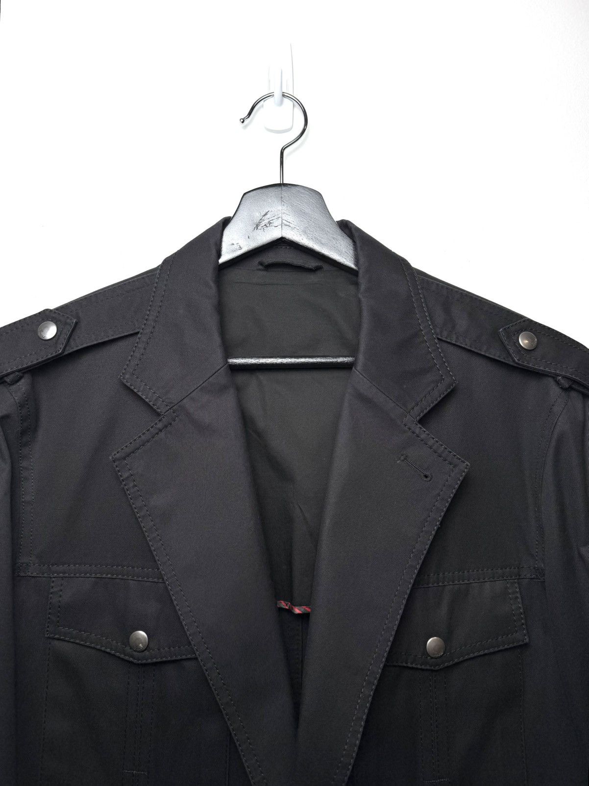 Gucci Gucci Black Cotton Military Jacket - IT 50 Size US M / EU 48-50 / 2 - 2 Thumbnail