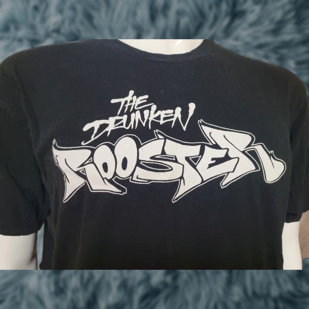 Vintage VINTAGE The Drunken Rooster Detroit Taco Food Truck T Shirt XL Black Cotton Men T-Shirt Restaurants 90s Size US XL / EU 56 / 4 - 1 Thumbnail