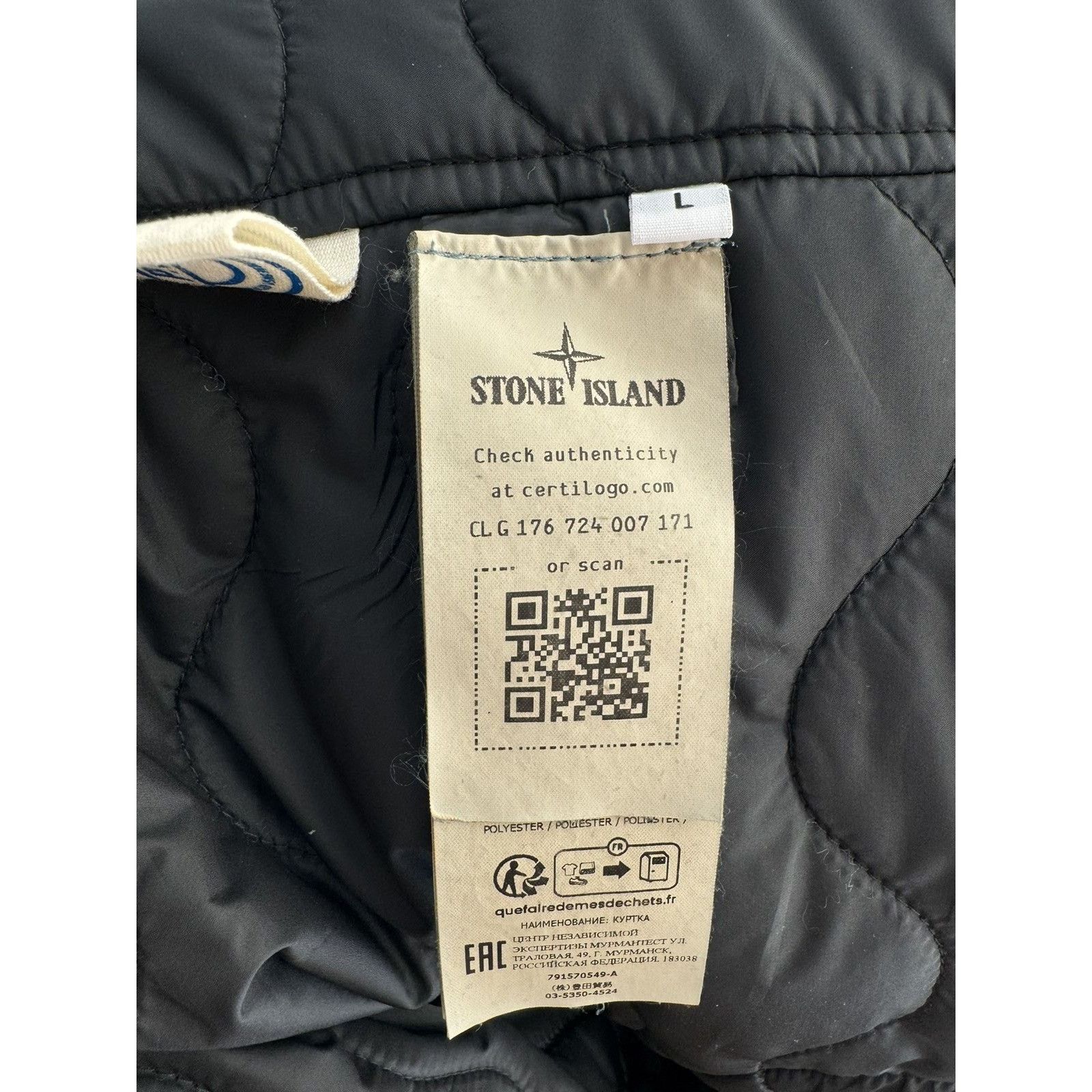 Stone Island Stone Island Coat Jacket David-TC Primaloft Pure Insulation Size US L / EU 52-54 / 3 - 13 Thumbnail