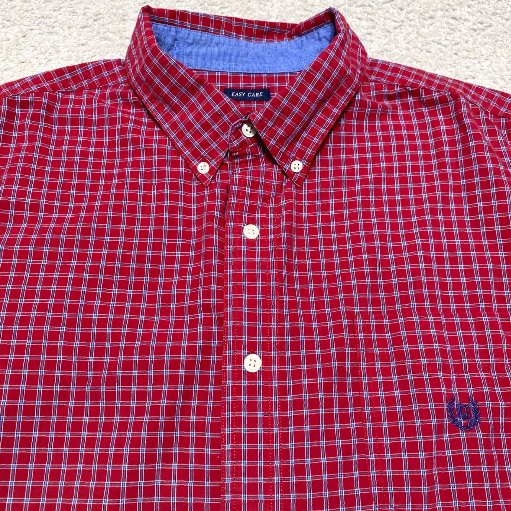Chaps Ralph Lauren Chaps Mens XL Shirt Red Plaid Check Long Sleeve Button-Down Shirt Mens XL Red Plaid Check Button-Down Size US M / EU 48-50 / 2 - 6 Thumbnail
