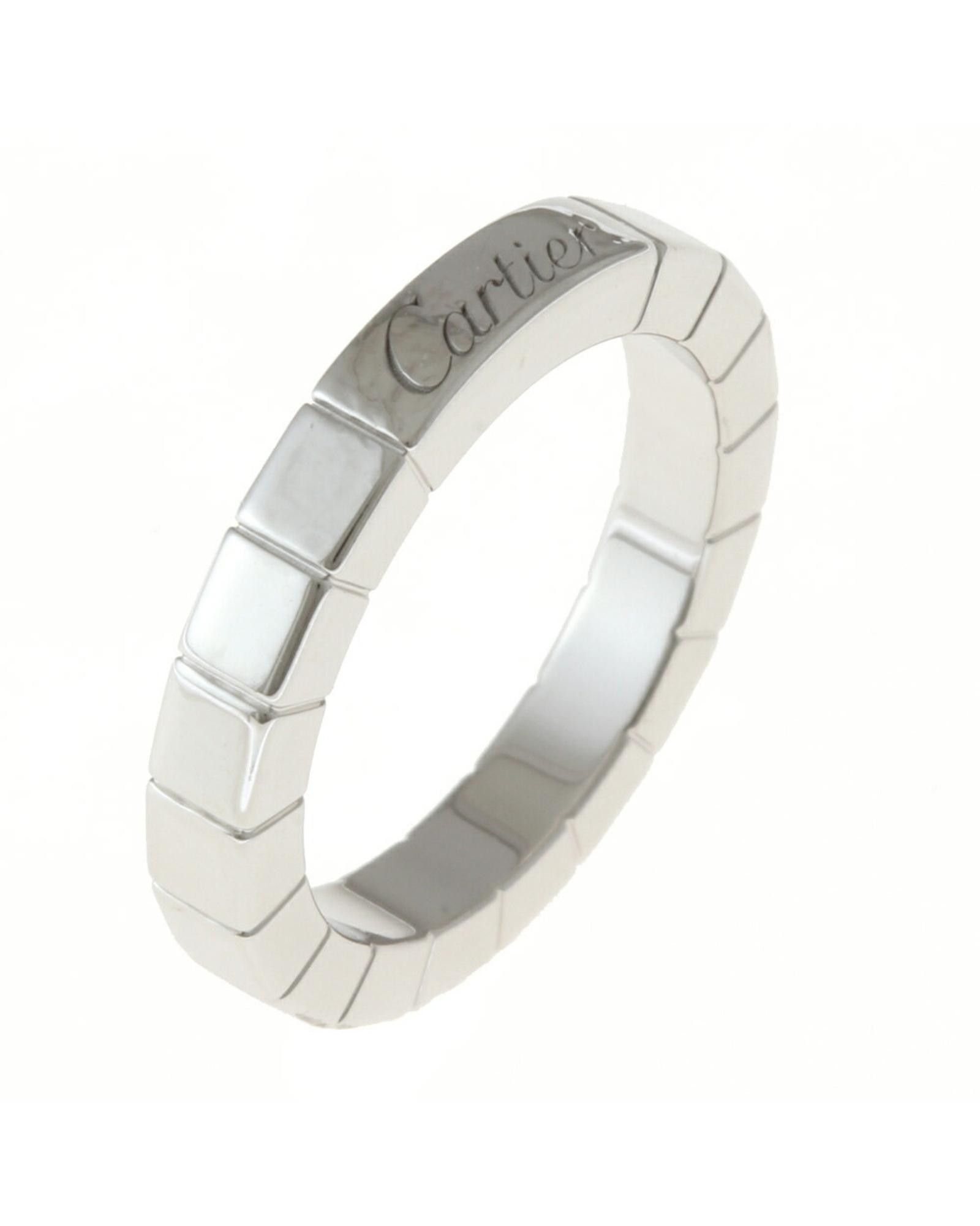 image of Cartier Lanieres Band Ring in Silver, Women's