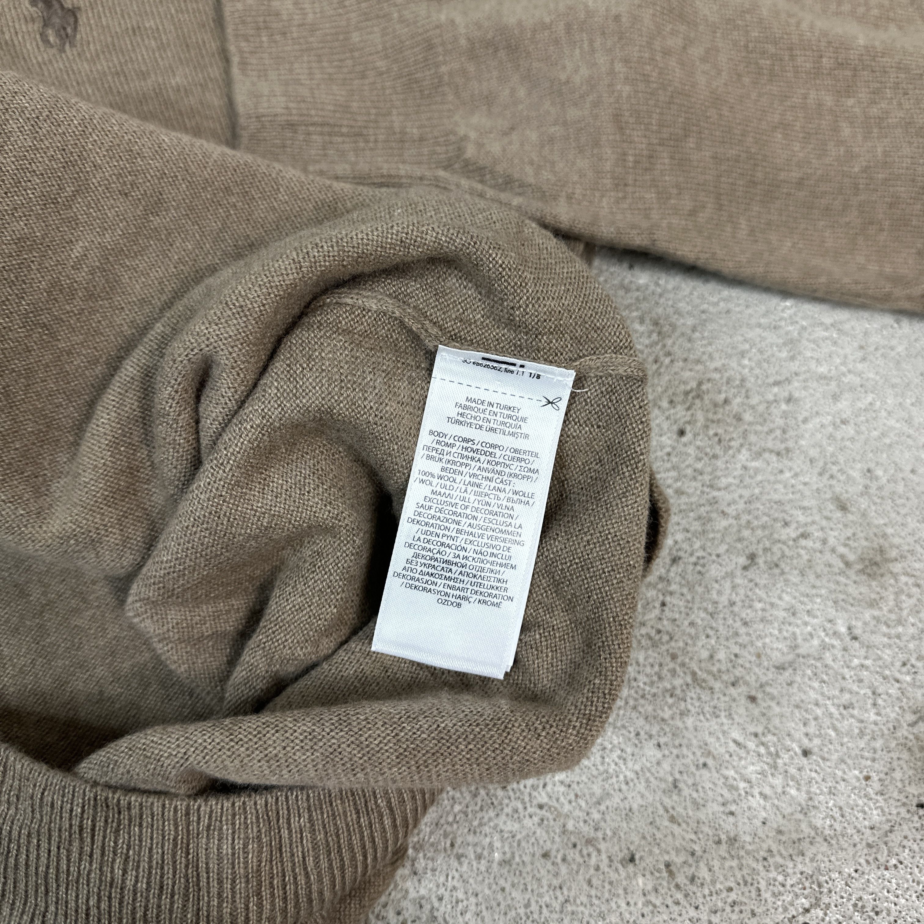 Polo Ralph Lauren × Vintage Polo Ralph Lauren 1/4 Zip Wool Sweater Size US XL / EU 56 / 4 - 6 Thumbnail