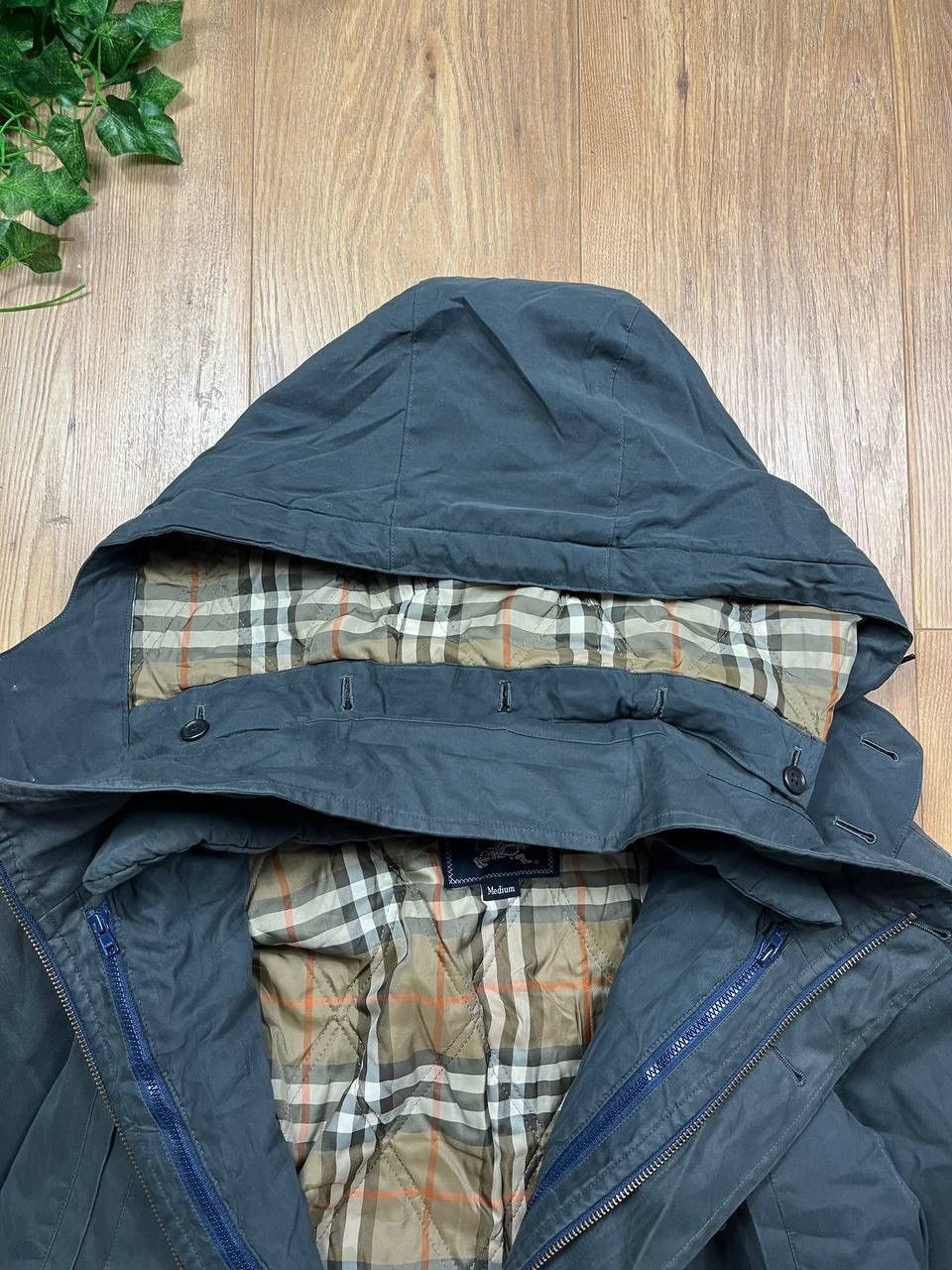 Burberry 00’s BURBERRY’S NOVA CHECK HOODED RARE COAT PARKA OLD MONEY Size US M / EU 48-50 / 2 - 7 Thumbnail