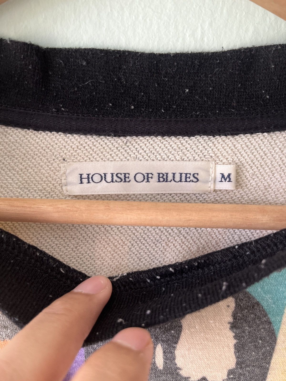 Designer × If Six Was Nine × Japanese Brand House Of Blues Overprint Fashionable Sweatshirt Size US M / EU 48-50 / 2 - 9 Thumbnail