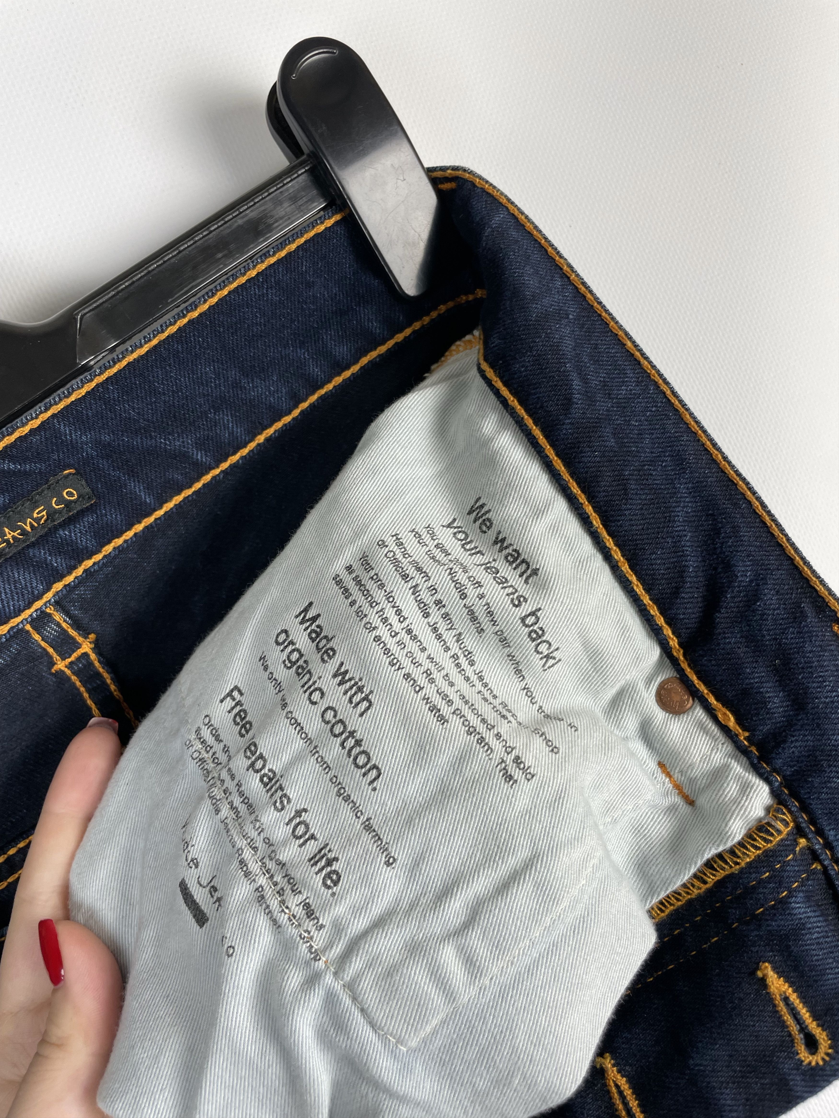 Japanese Brand Nudie Jeans Vintage Mens Denim Pants Size US 30 / EU 46 - 8 Thumbnail