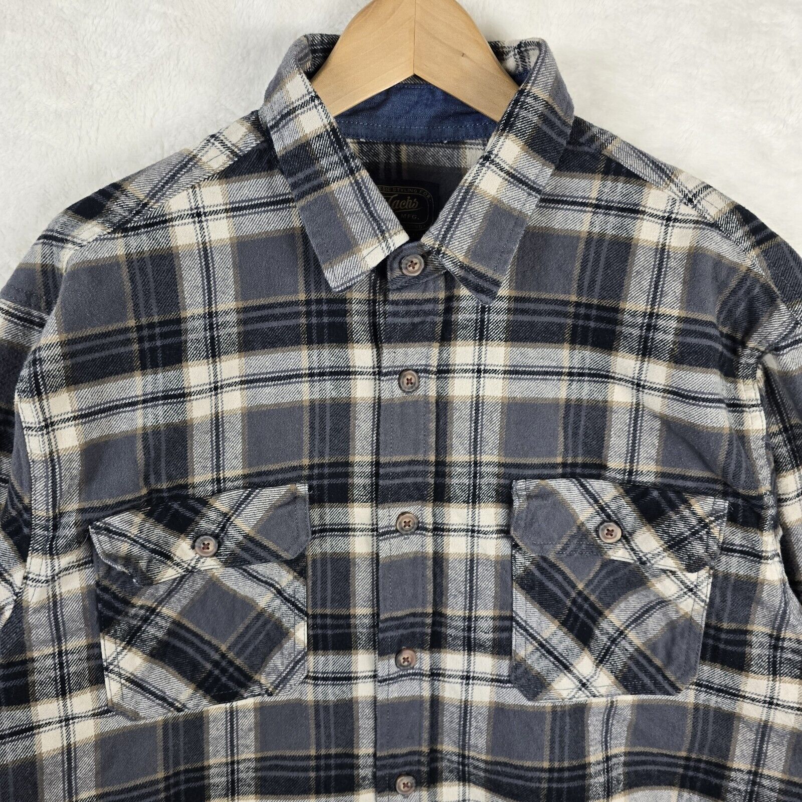 Other Jachs MFG Heritage Flannel Shirt Mens Size XL Plaid Size US XL / EU 56 / 4 - 3 Thumbnail
