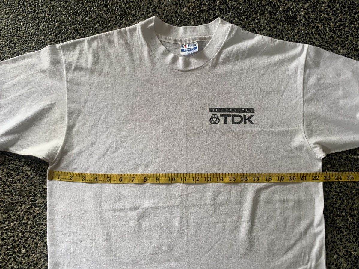 Vintage Vintage 90s TDK DS-X High Output Audio Cassettes Promo Tees Size US XL / EU 56 / 4 - 7 Thumbnail