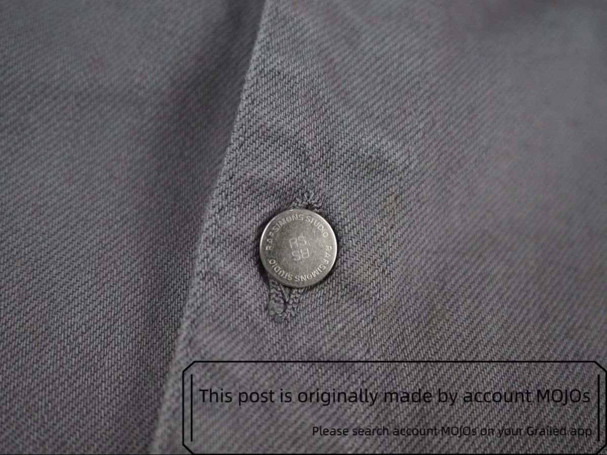 Raf Simons Sz M Raf Simons 18SS Logo Leather Patch Shirt Jacket mojos10 Size US M / EU 48-50 / 2 - 5 Thumbnail