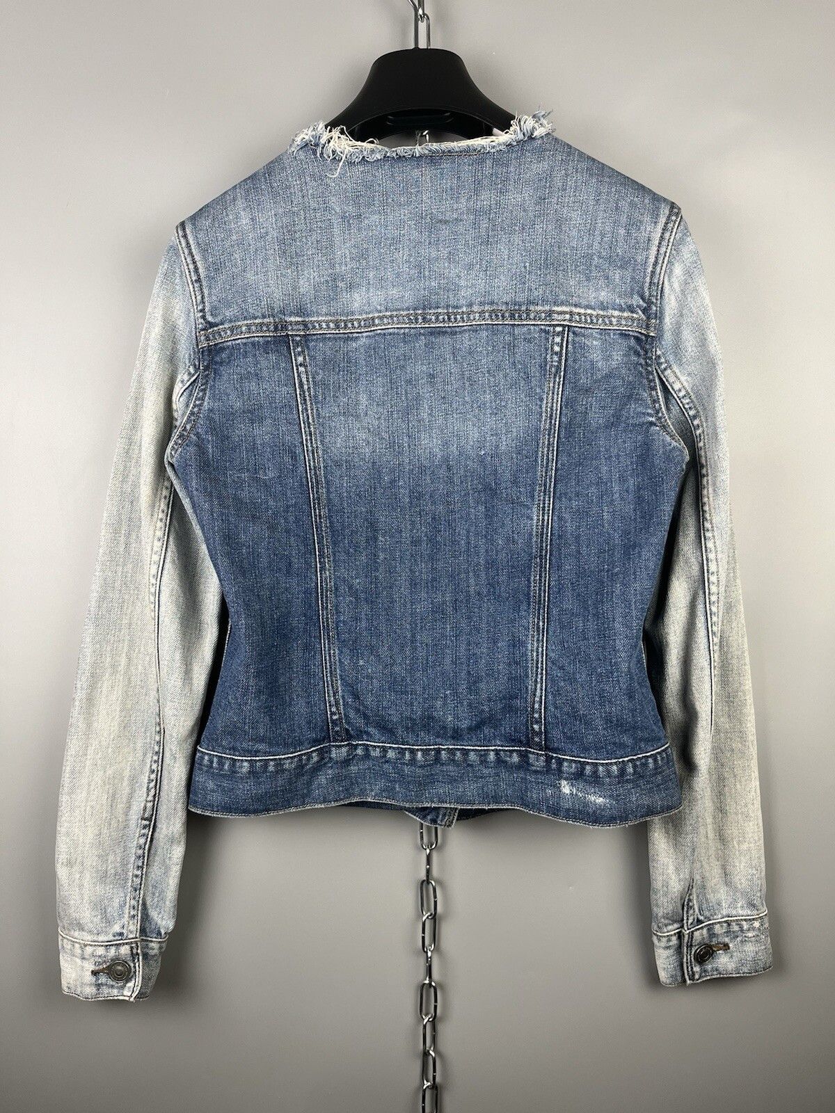 Allsaints Allsaints Womens Aya Denim Casual Jacket Size S / US 4 / IT 40 - 10 Thumbnail