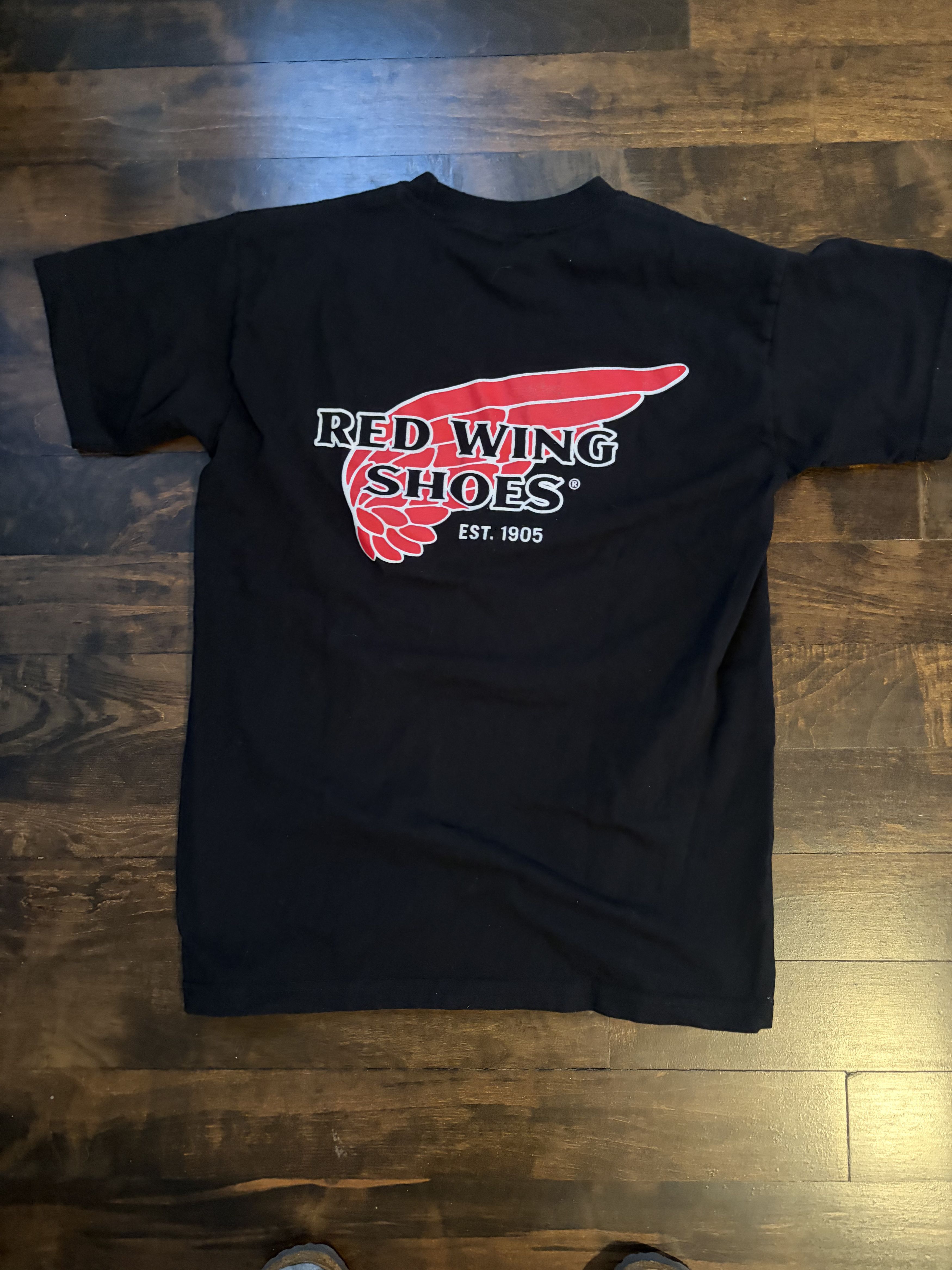 Red Wing Redwing Boots Shop T-Shirt - Black Size US M / EU 48-50 / 2 - 1 Thumbnail