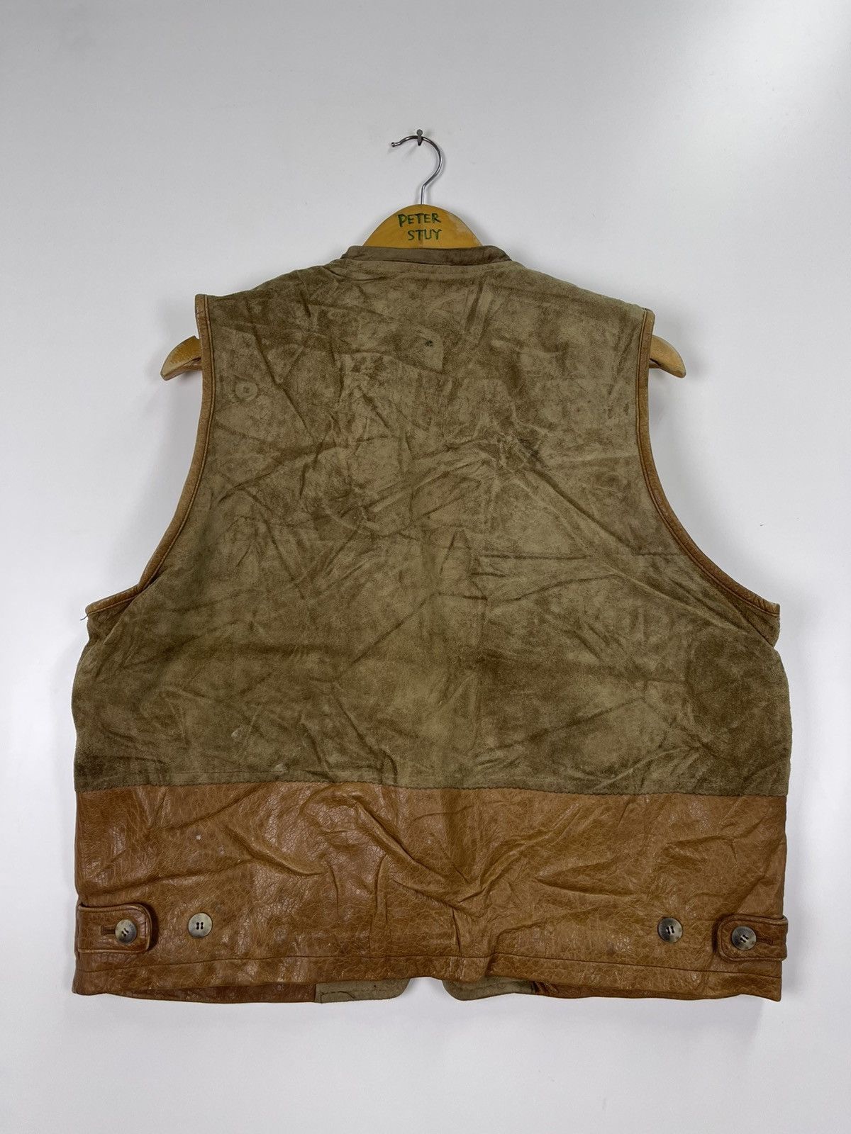 Leather Vintage IMZ Intermezzo True Leather Vest Size US M / EU 48-50 / 2 - 9 Thumbnail