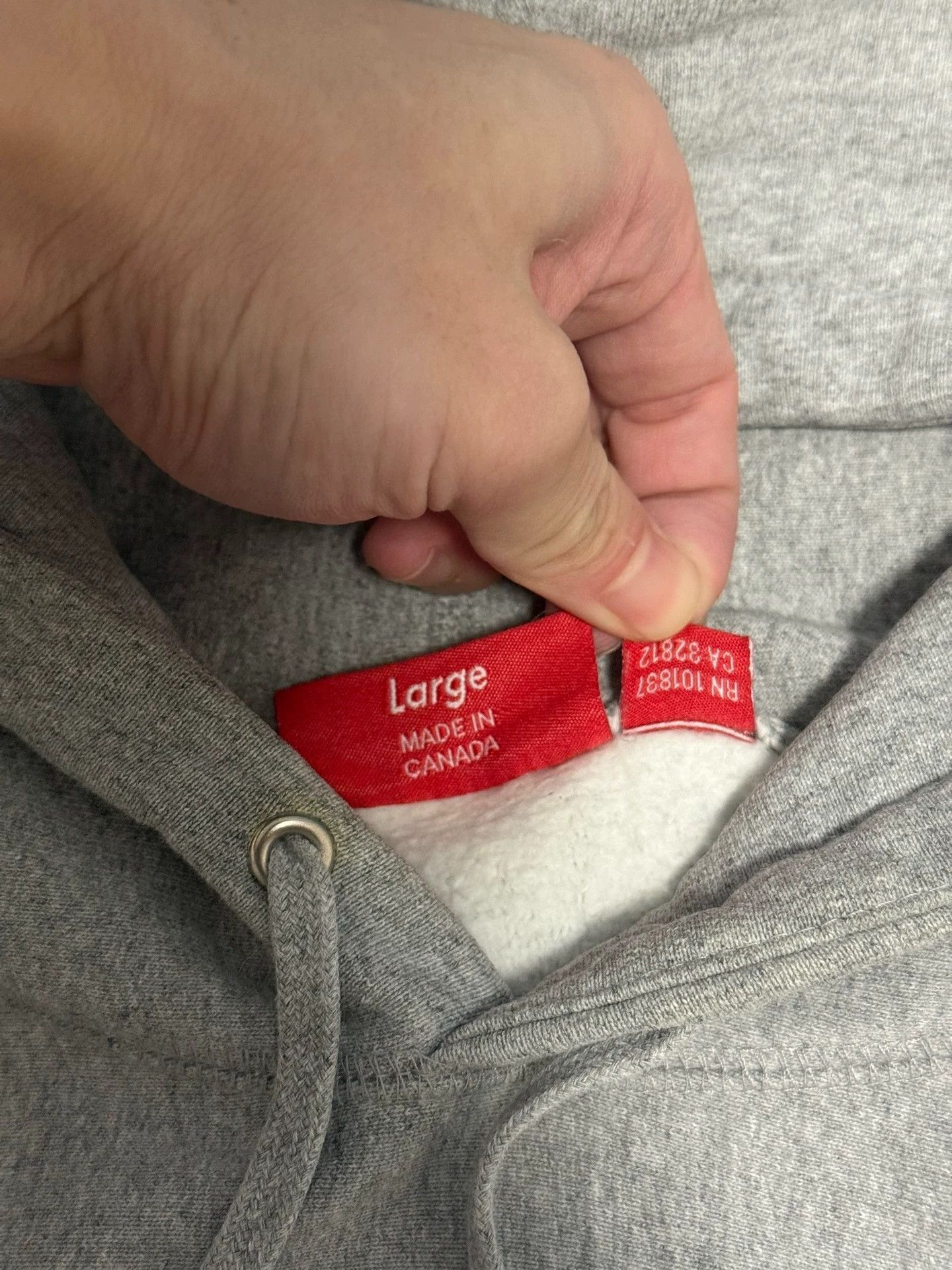 Supreme Supreme FW16 Box Logo Hoodie Gray Over Red L Size US L / EU 52-54 / 3 - 3 Thumbnail