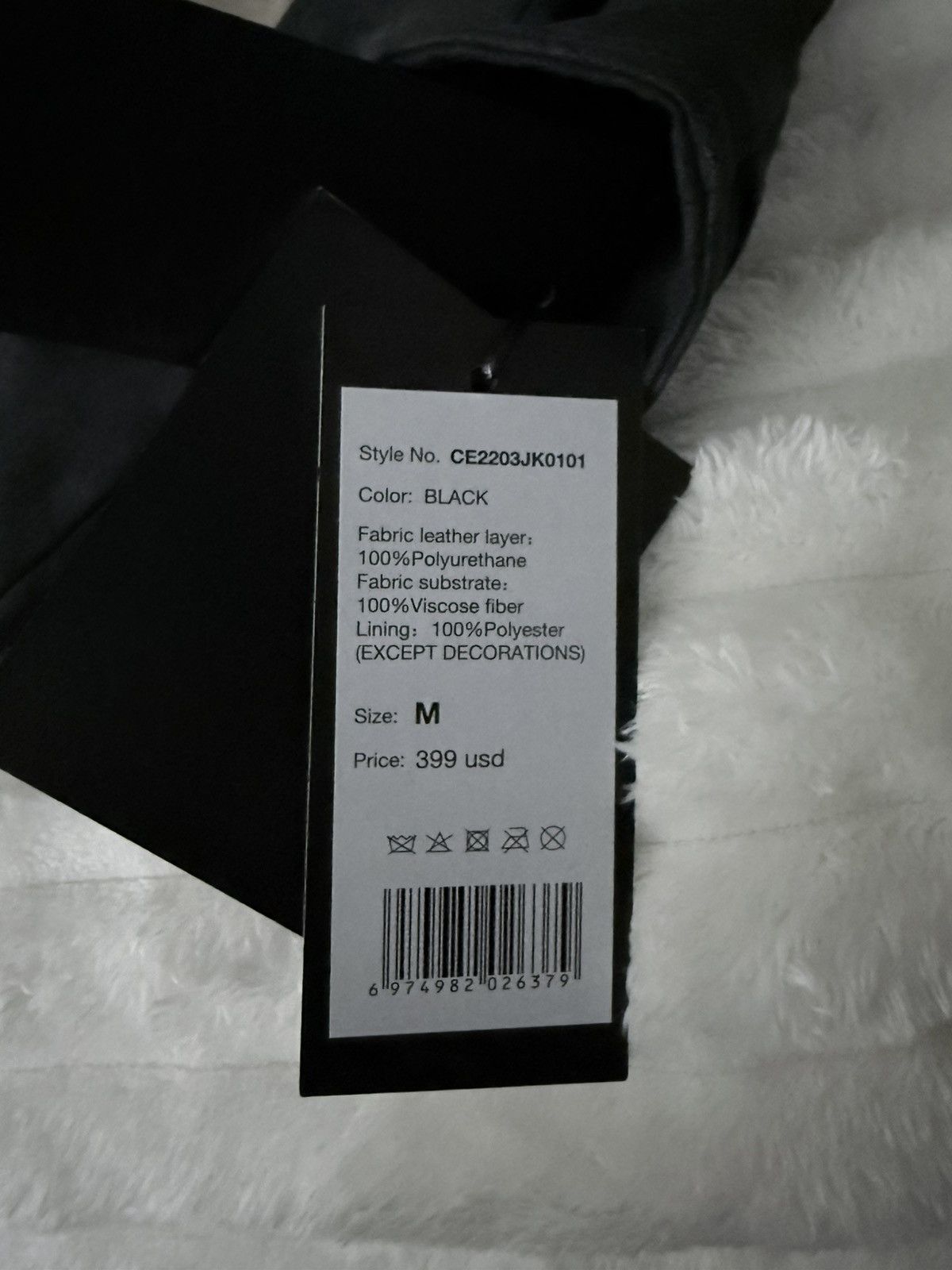 Other CEEC LA Black Beige Biker Jacket Size US M / EU 48-50 / 2 - 3 Thumbnail