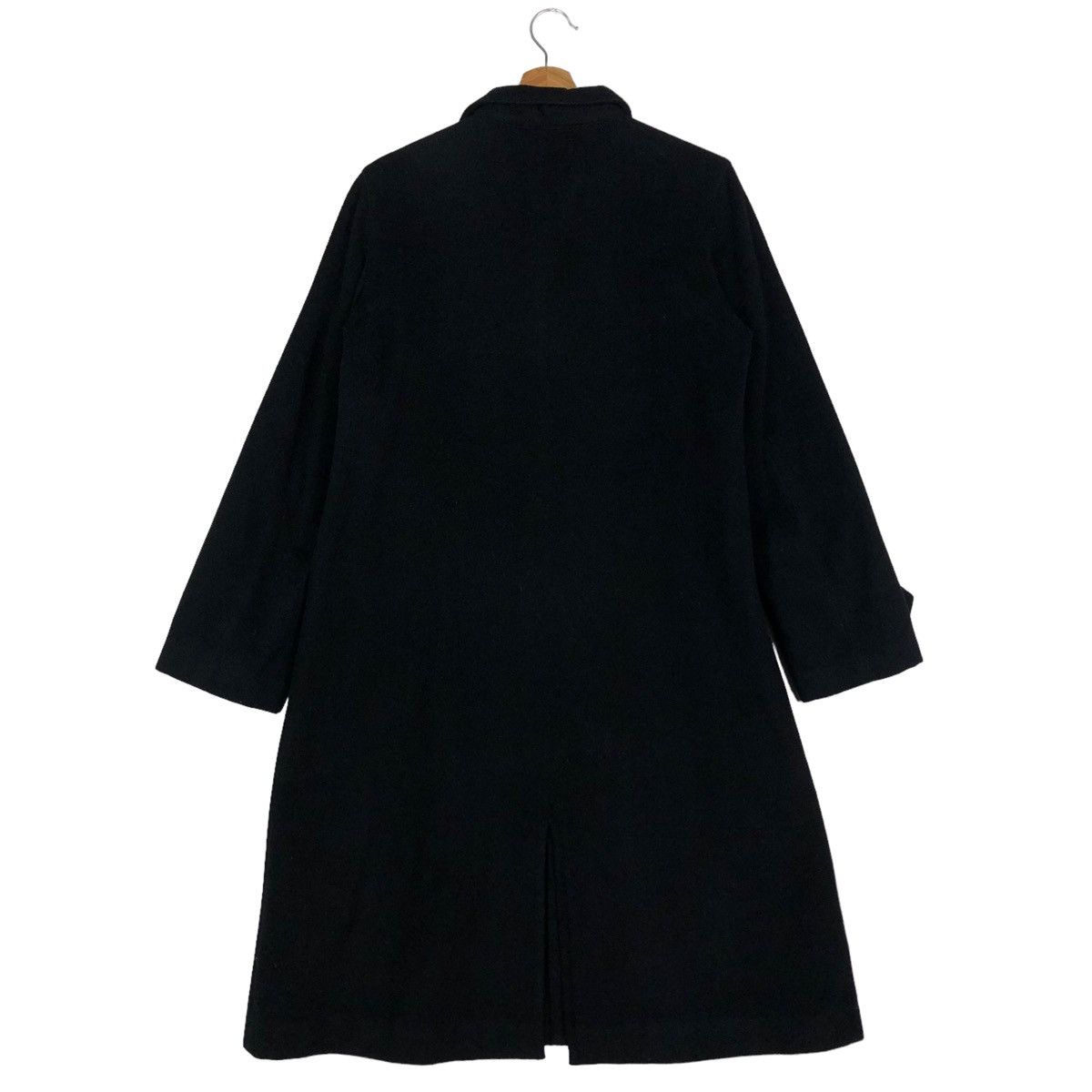 Yohji Yamamoto ☄️Rich Black - Fly Coats Wool Long Jacket Y’s Yohji Yamamoto Size US M / EU 48-50 / 2 - 6 Thumbnail