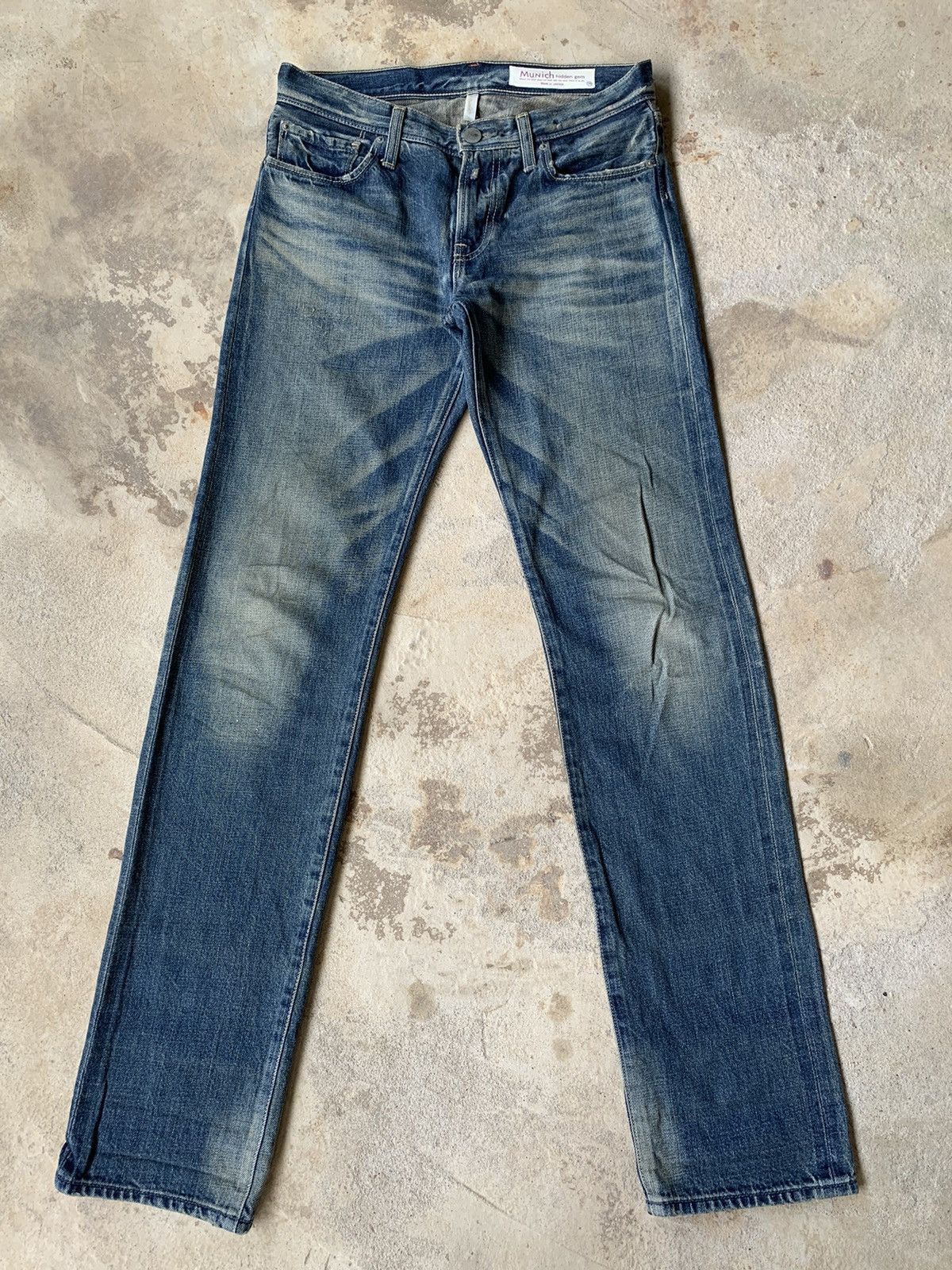 Japanese Brand Munich Hidden Gem Selvedge Distressed Denim Size US 30 / EU 46 - 10 Thumbnail