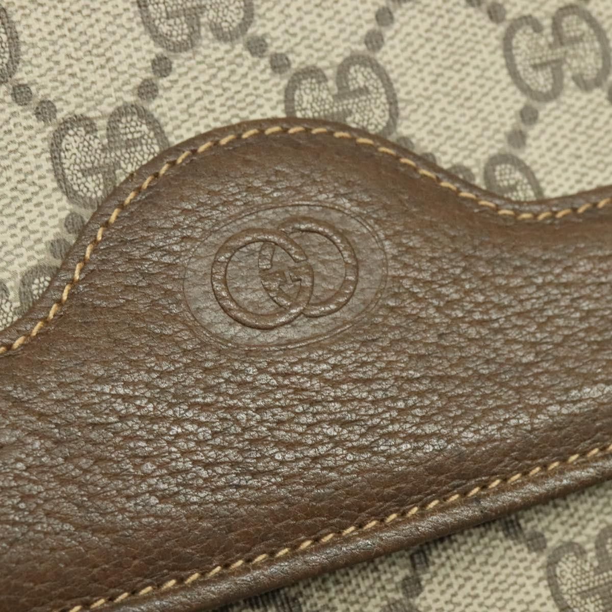 Gucci GUCCI GG Supreme Shoulder Bag Pvc Beige Gold 004 256 004 256 Size ONE SIZE - 14 Thumbnail