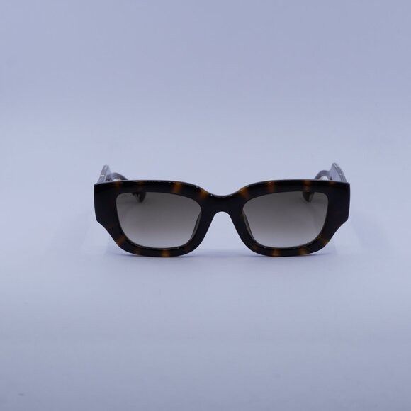 Gucci Gucci GG1558SK 002 Sunglasses Havana Square Frame, Brown Size ONE SIZE - 2 Thumbnail