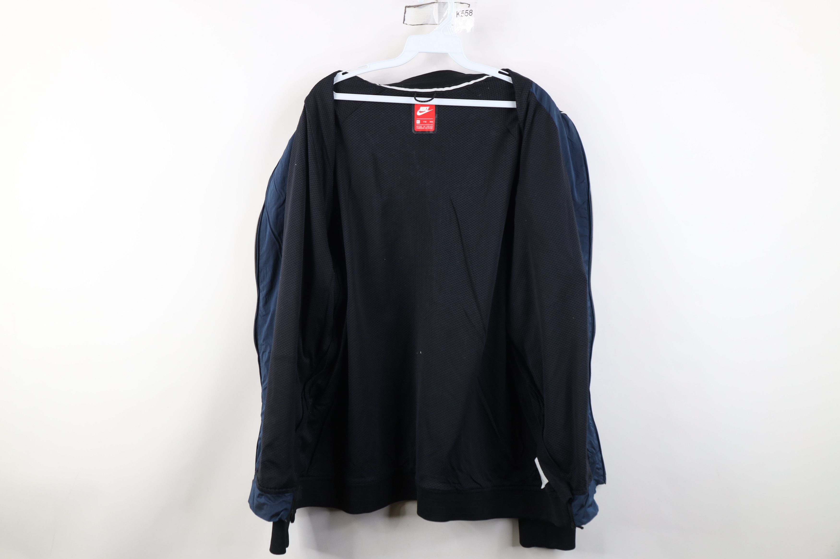 Nike Nike Tech Hypermesh Vented Varsity Jacket Windbreaker Blue Size US XXL / EU 58 / 5 - 9 Thumbnail
