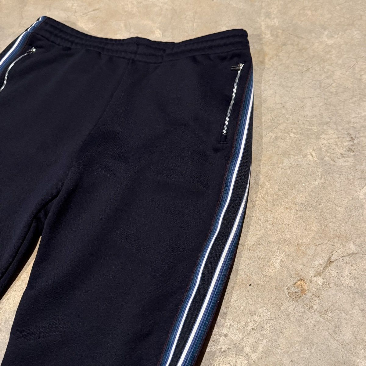 Paul Smith Brand New Paul Smith Stripe Trim Cotton Sweatpants Dark Navy Size US 36 / EU 52 - 5 Thumbnail