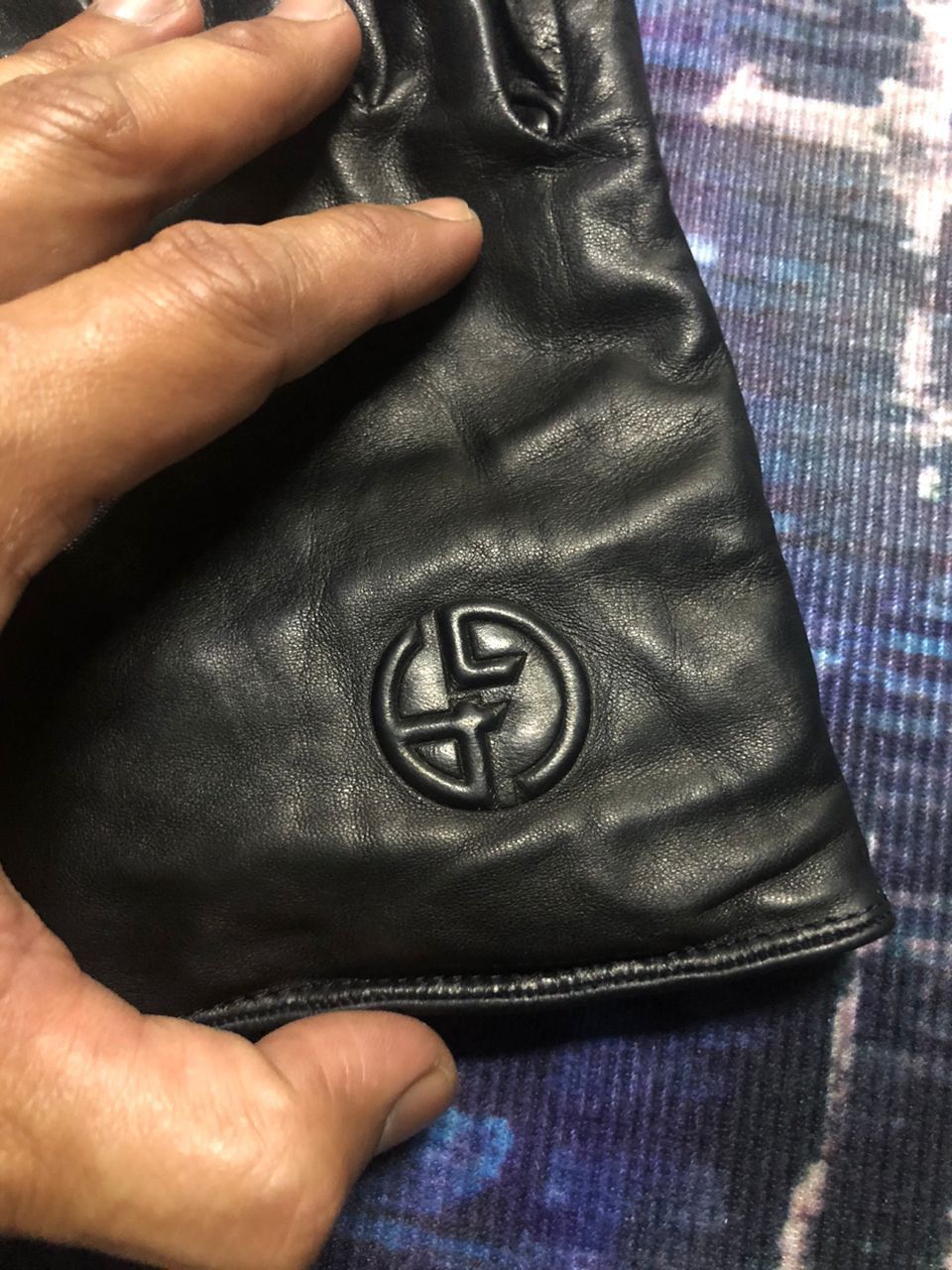 Giorgio Armani Giorgio Armani Mainline Leather Gloves Tag Size -M Size ONE SIZE - 10 Thumbnail