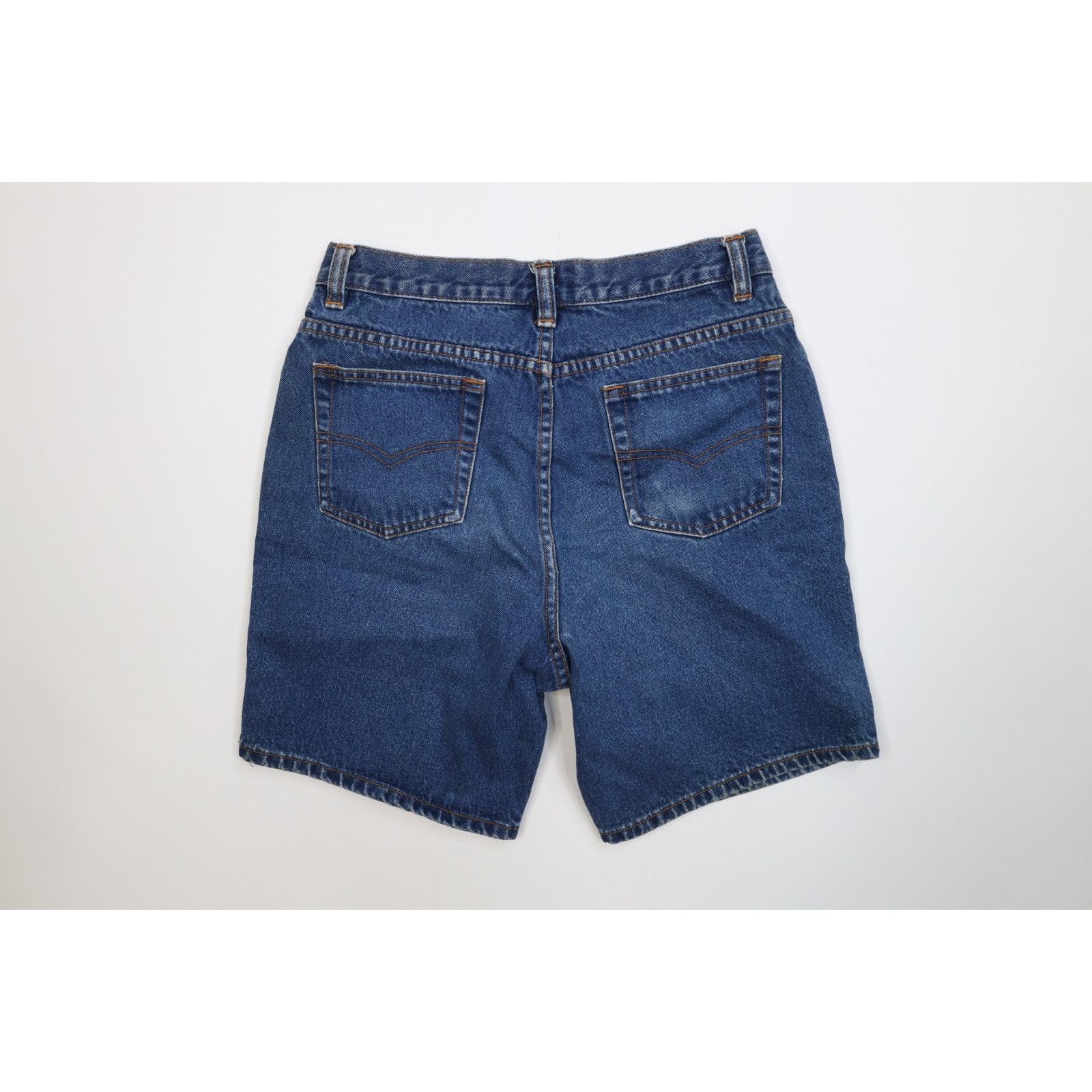 Vintage Vintage 90s Streetwear Faded Above Knee Denim Jean Shorts Size US 30 / EU 46 - 8 Thumbnail