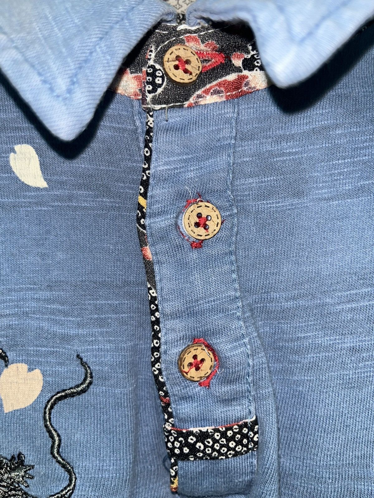 Bullet Noise Japanese Sukajan Dragon Single Pocket Long Sleeve Shirt Size US L / EU 52-54 / 3 - 4 Thumbnail