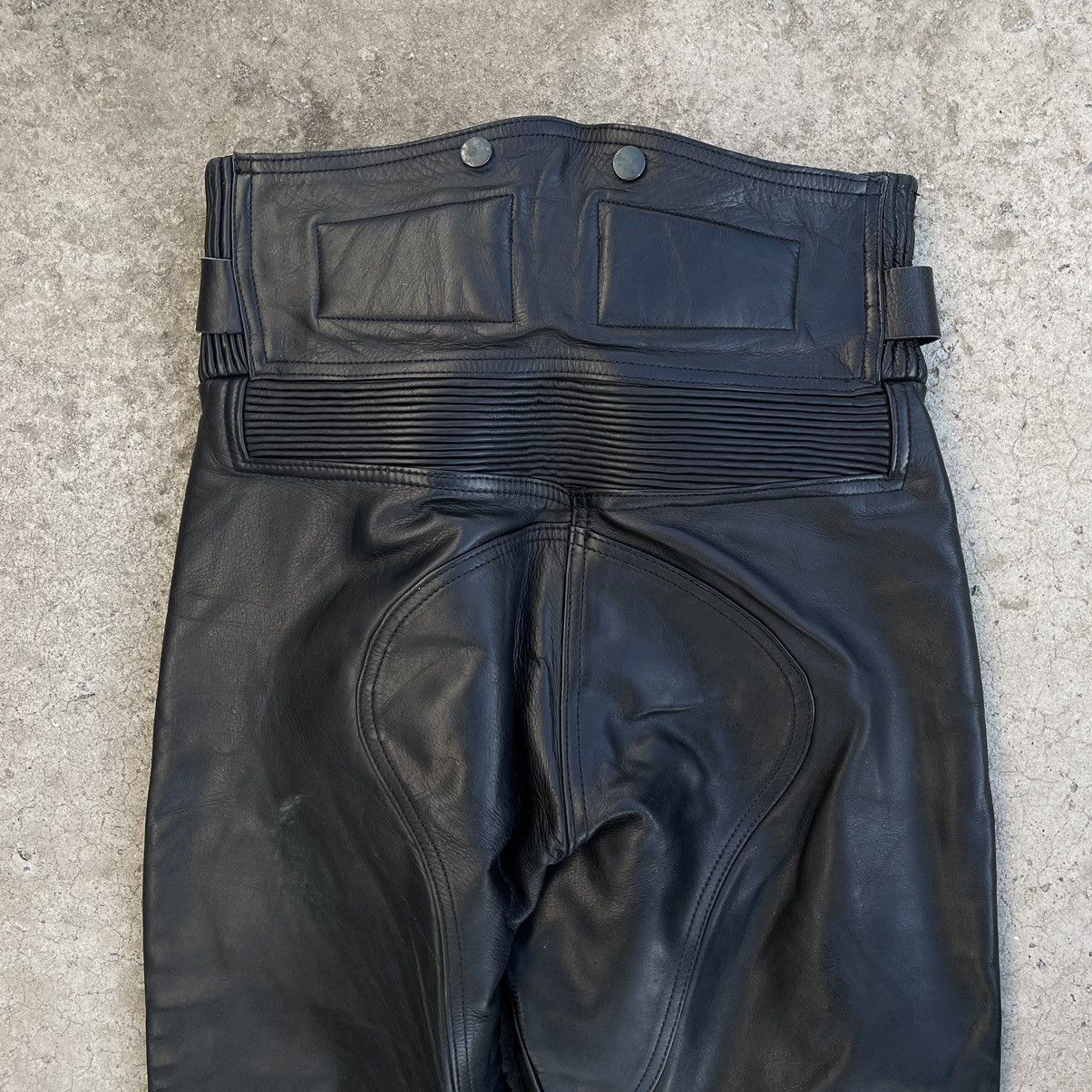 Leather × Vintage Vintage Moto Real Leather Pants 90s Indian Angel USA Y2K Size US 30 / EU 46 - 8 Thumbnail