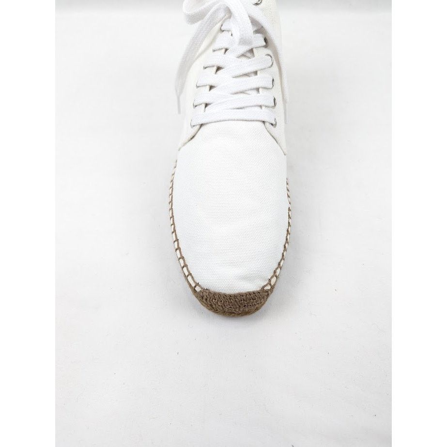 Saint Laurent Paris o1rshd1 Damon High-Top Sneakers in Off-White/Blanc Opti Size US 10 / EU 43 - 6 Thumbnail