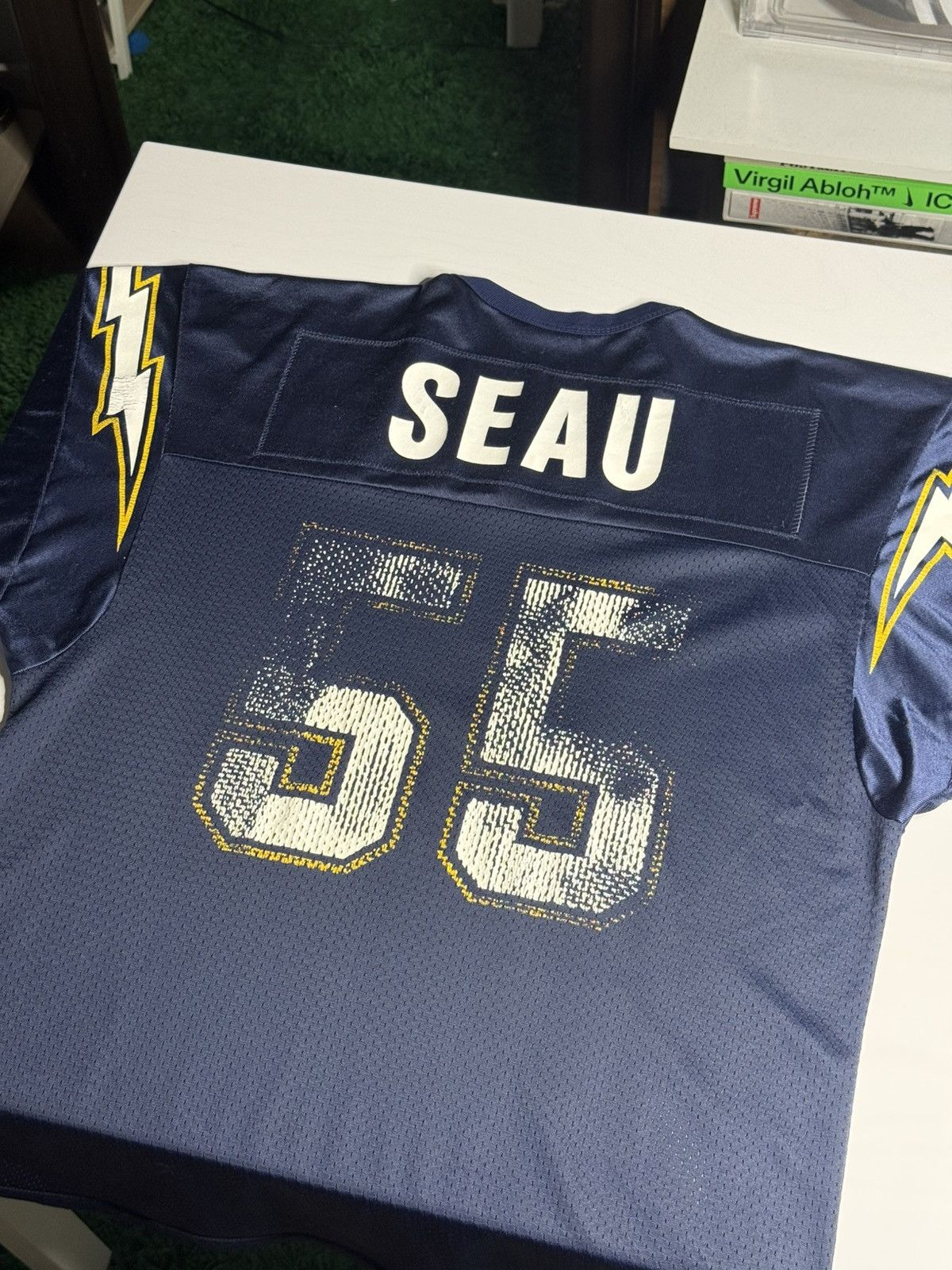 Champion VINTAGE Champion LA Chargers Jersey “Seau #55” [XL] PREOWNED Size US XL / EU 56 / 4 - 2 Thumbnail
