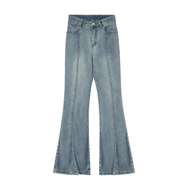 Vintage Kinuka x Kumi retro punk fade flared yuppie jeans Size US 31 - 3 Thumbnail