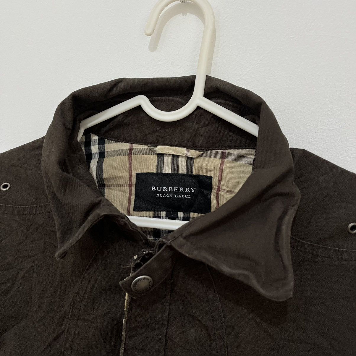 Burberry Burberry Black Label Military Shirt Jacket Size US L / EU 52-54 / 3 - 3 Thumbnail