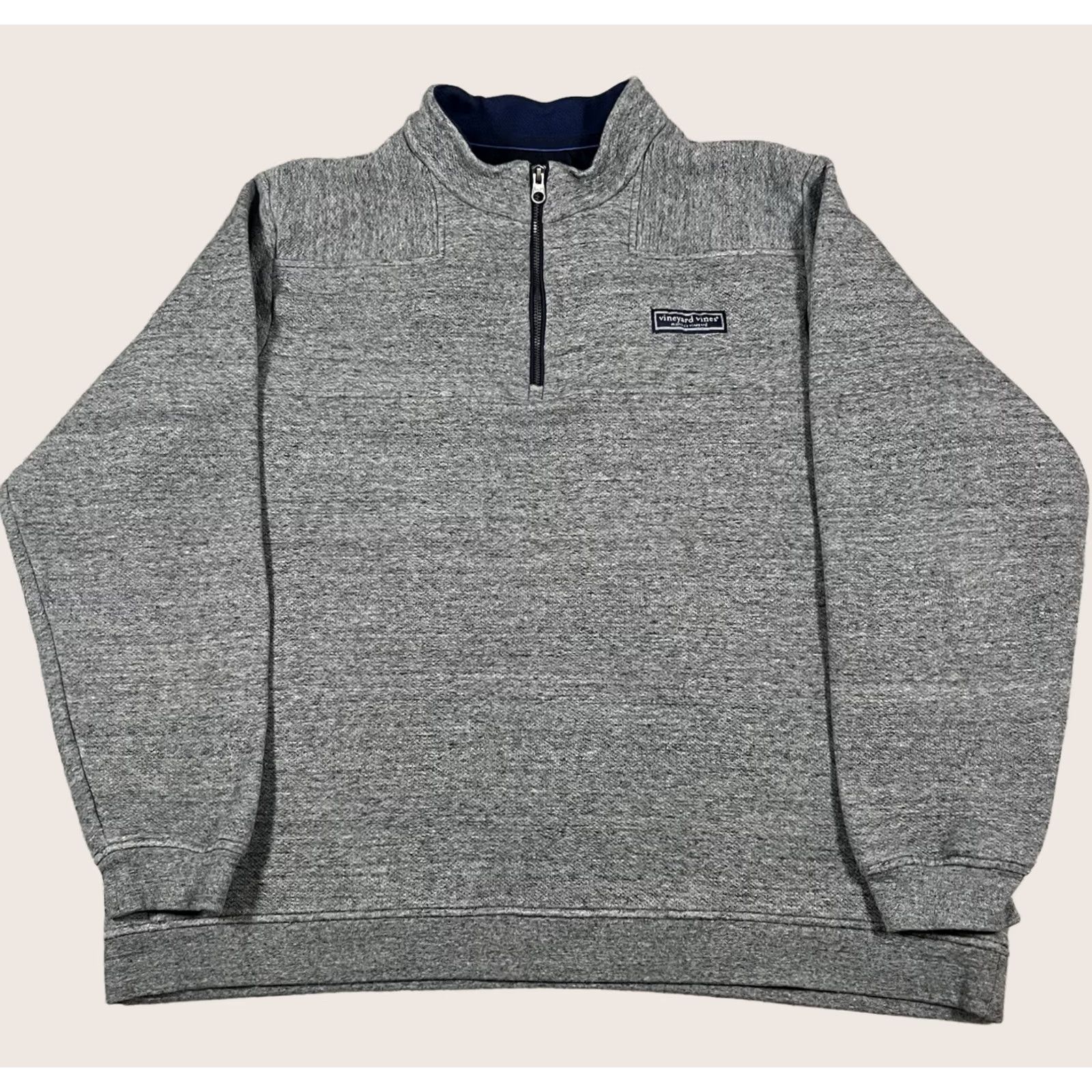 Vineyard Vines Vineyard Vines 1/4 Zip Pullover Mens 2XL Gray The Shep Shirt Sweater Preppy Size US XXL / EU 58 / 5 - 1 Thumbnail