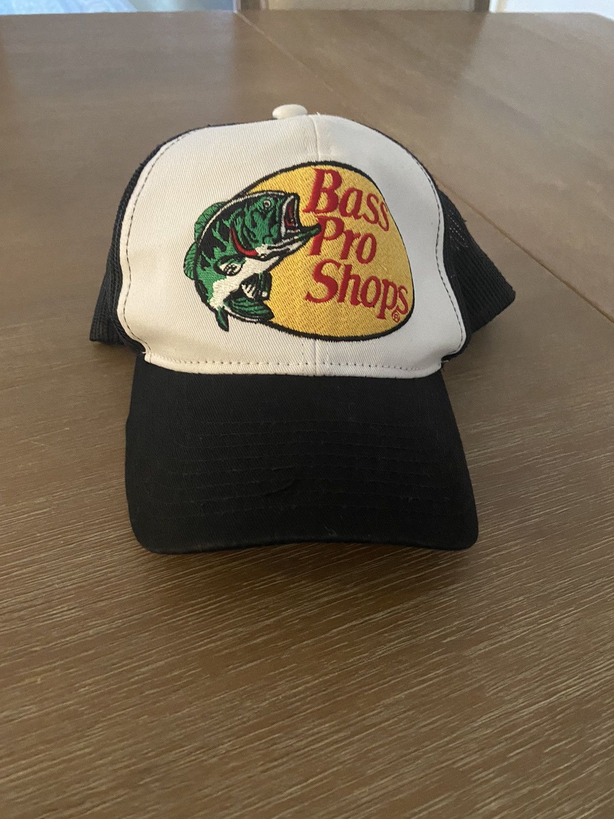 Bass Pro Shops Bass Pro Shops Black and White Trucker Hat | Grailed