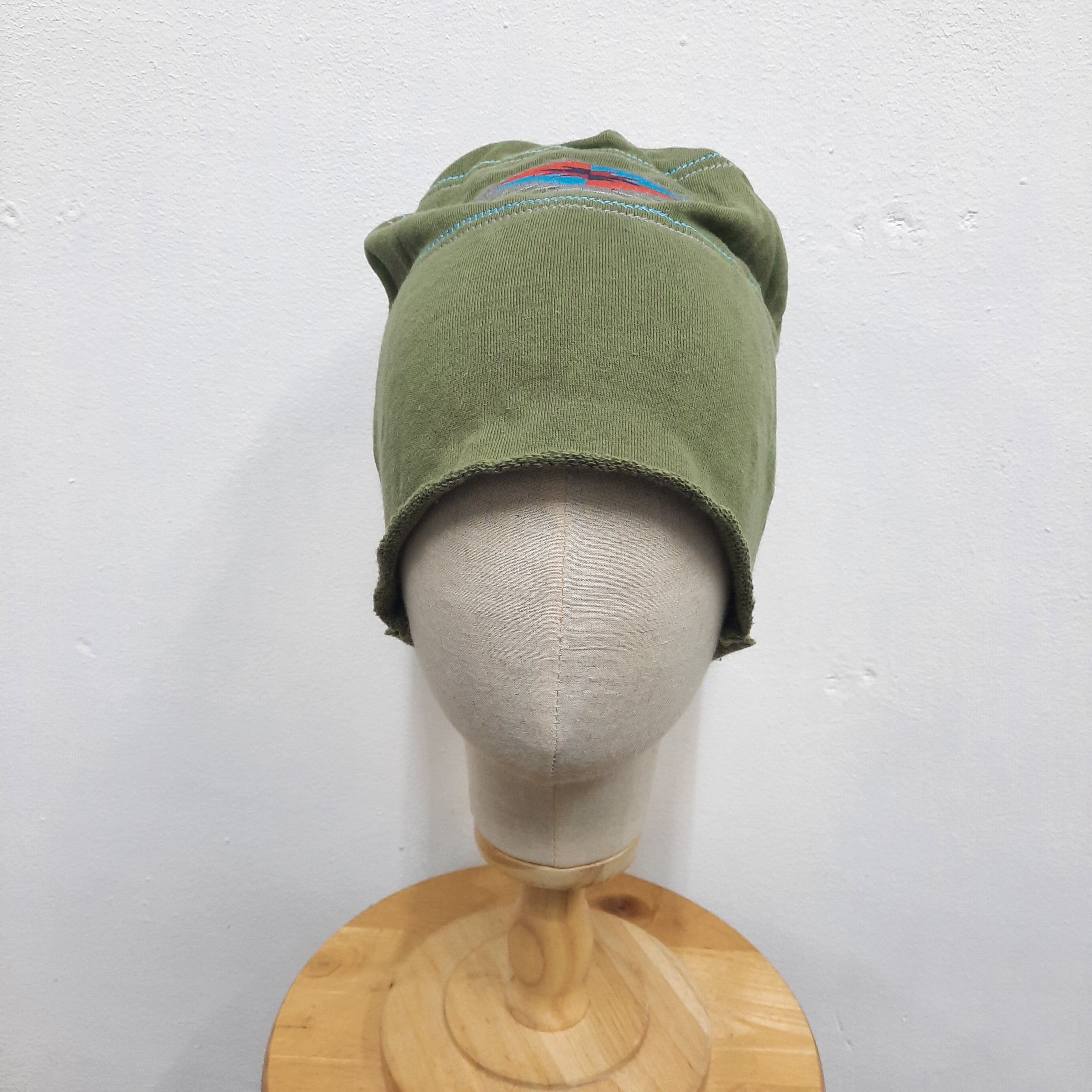 Japanese Brand 💥 Navajo / native americam design embroidery beanie hat Size ONE SIZE - 2 Thumbnail