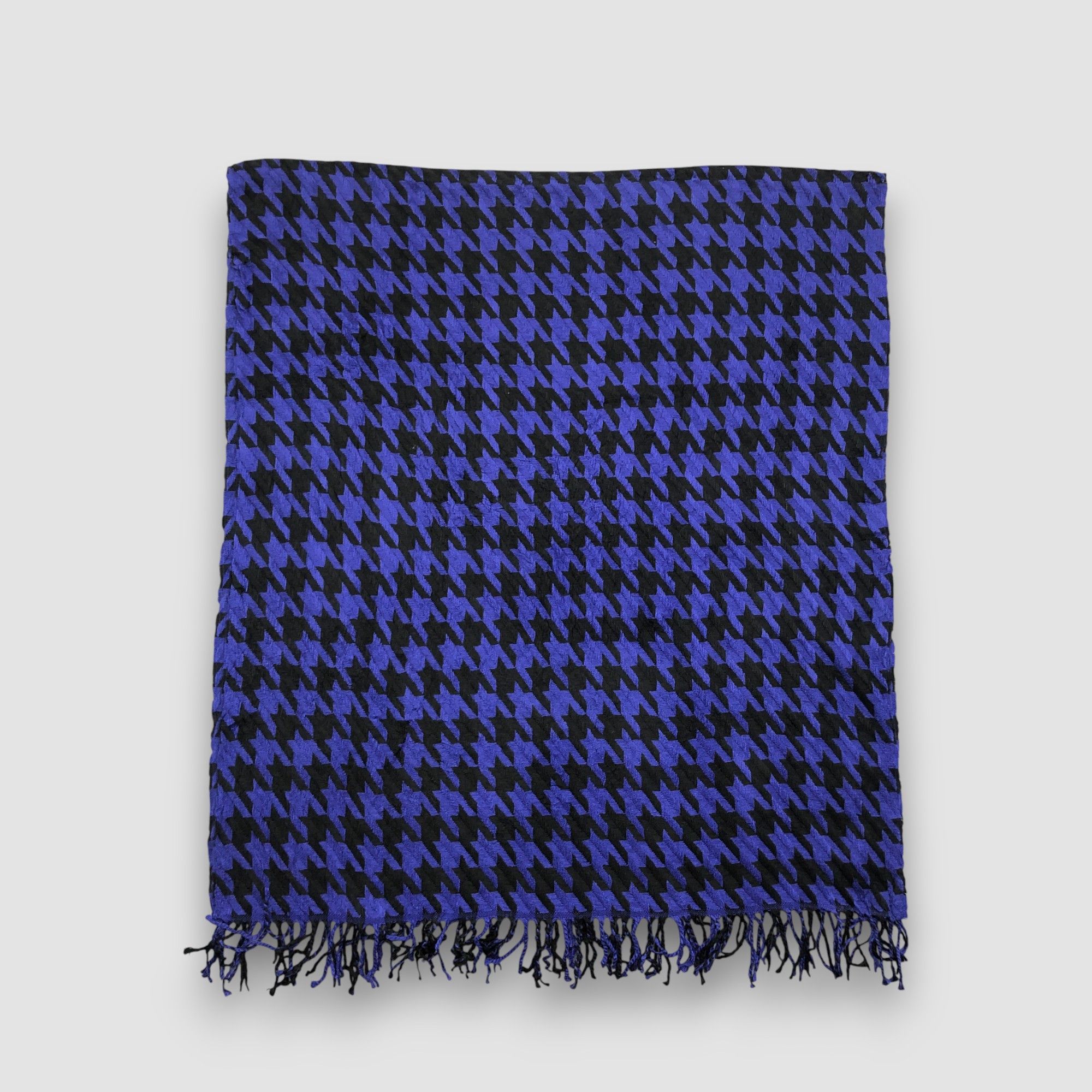 Vintage Vintage Juriano Jurrie Scarf Houndstooth Wool Scarves. Size ONE SIZE - 2 Thumbnail